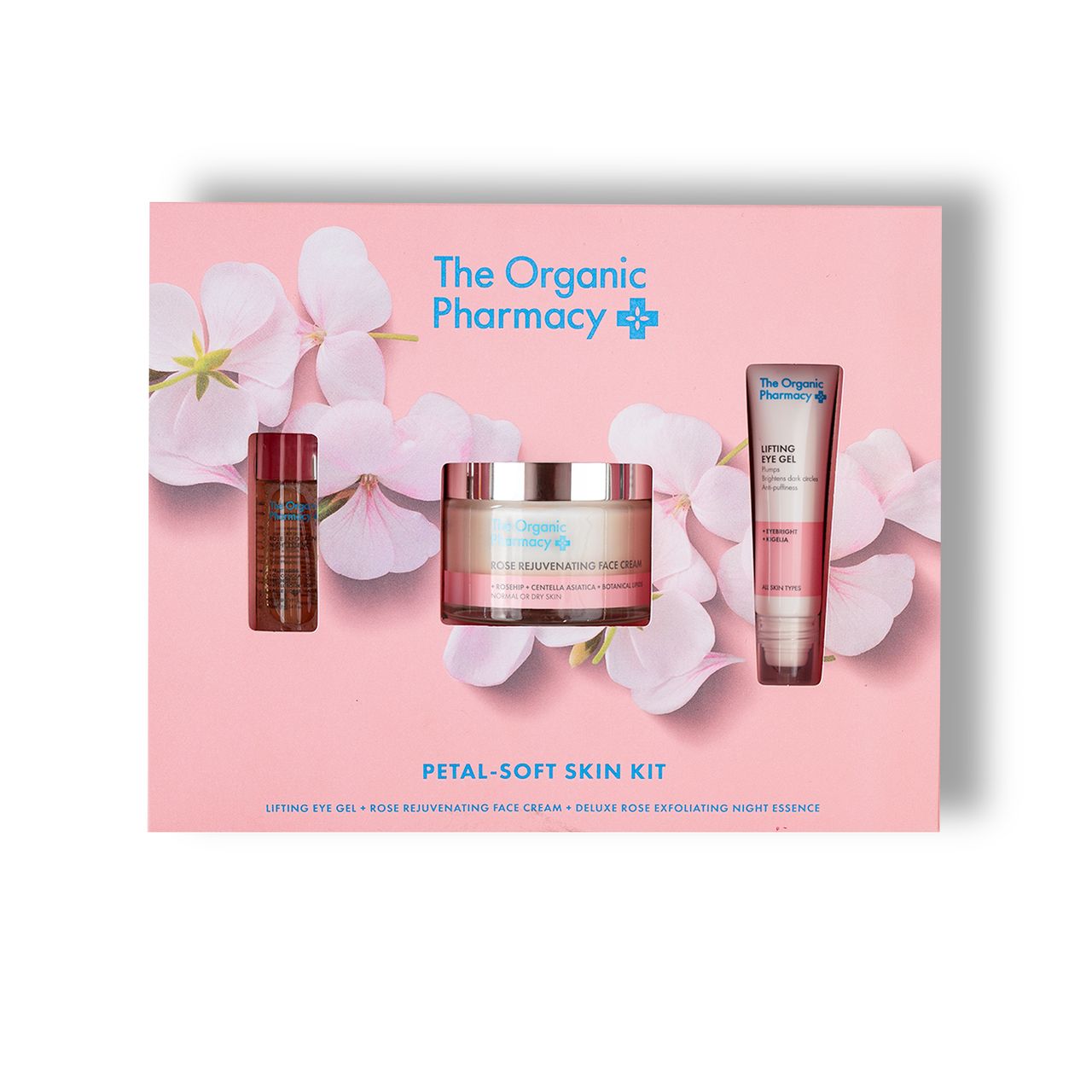 THE ORGANIC PHARMACY PETAL-SOFT SKIN KIT SET ذا أورگانك فارمسي مجموعة العناية بالبشرة