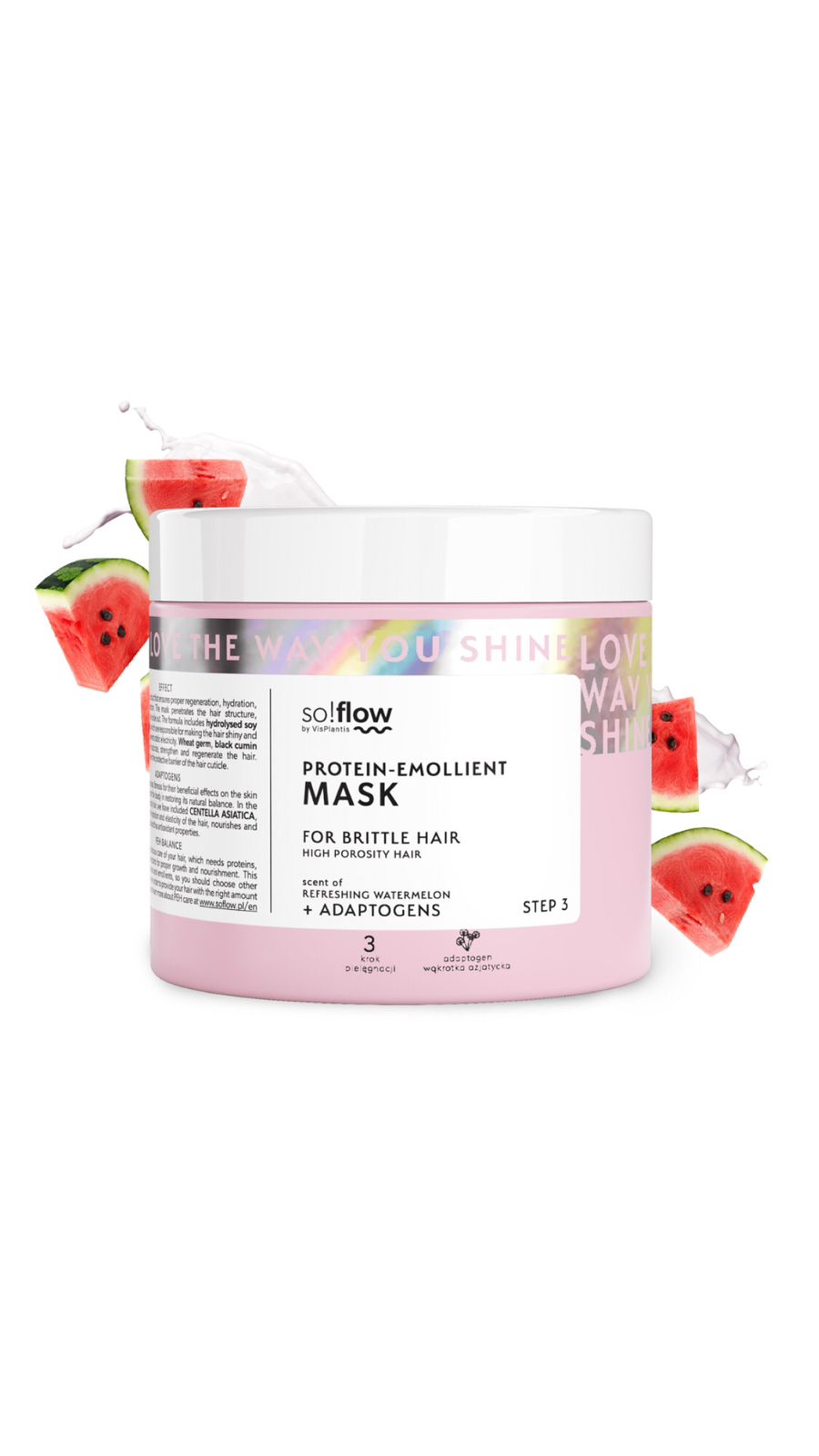 SO!FLOW PROTEIN-EMOLLIENT MASK FOR BRITTLE HAIR HIGH POROSITY HAIR 400ml سو فلو ماسك للعناية بالشعر