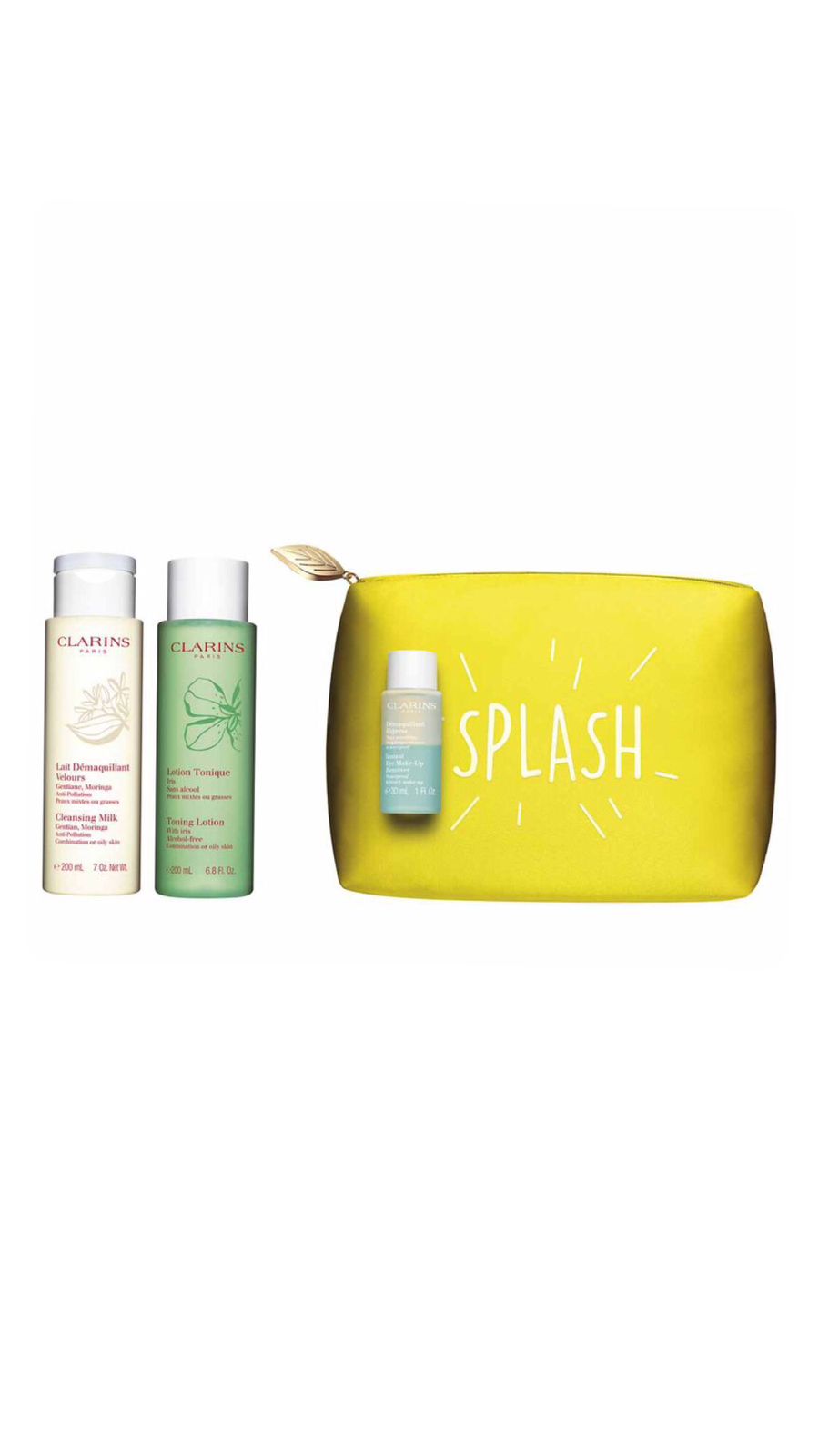CLARINS PERFECT CLEANSING SET - COMBINATION OR OILY SKIN كلارنس مجموعة العناية بالبشرة المختلطة - الدهنية
