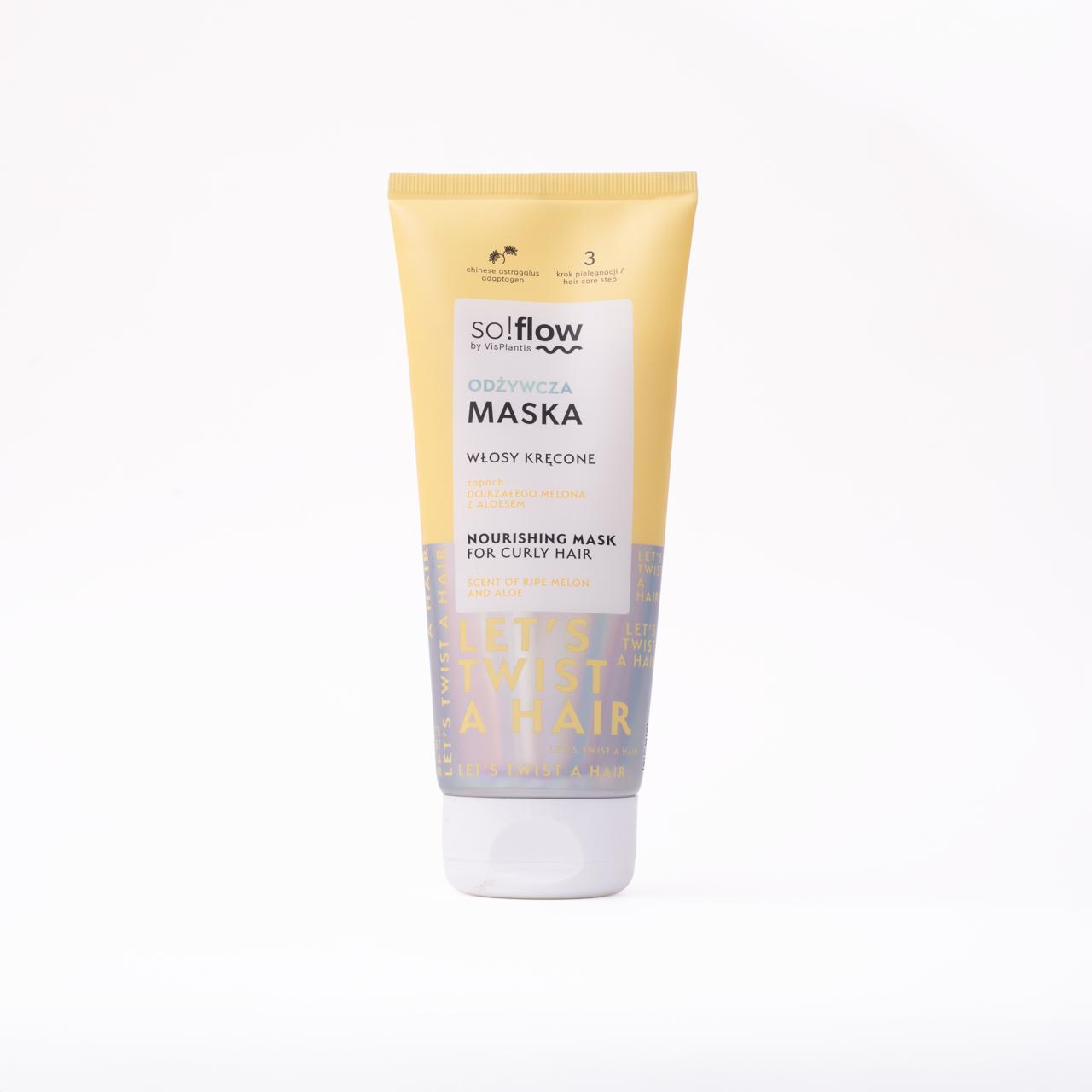 SO!FLOW Nourishing mask for curly hair 200ml قناع مغذي للشعر المجعد من سو فلو