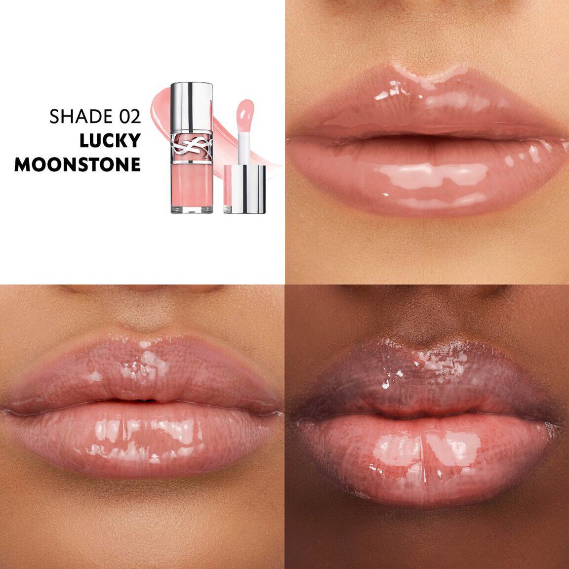 YVES SAINT LAURENT LOVESHINE PLUMPING LIP OIL GLOSS واي أس آل گلوس ملمع للشفاه