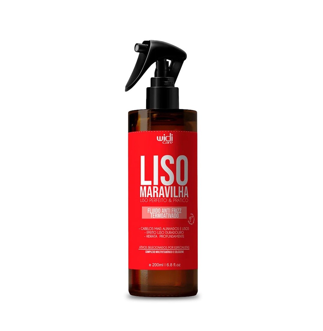 WIDI CARE Smooth Wonder Fluid Anti Frizz Thermal Protector 200ml رذاذ سائل مضاد للتجعد وواقي للحرارة من ويدي كير