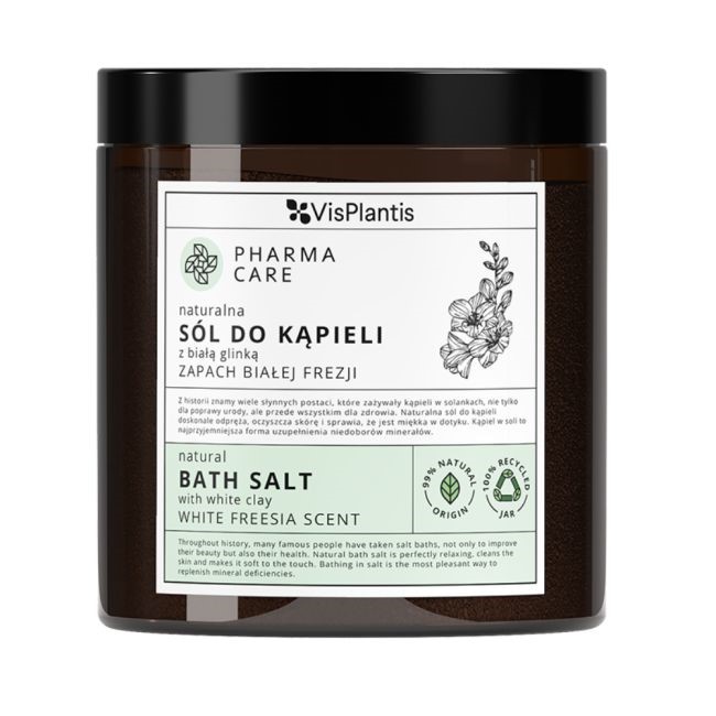 VISPLANTIS Bath Salt With White Clay White Freesia Scent 800g ملح الاستحمام من فسيبلانتيس