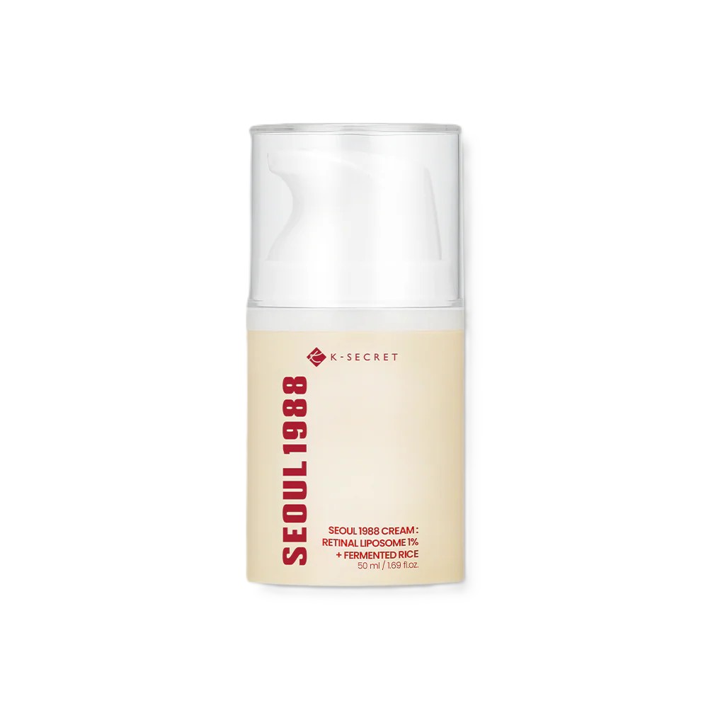 K-SECRET - SEOUL 1988 Cream, Retinal Liposome 1% + Fermented Rice 50ml كريم مرطب للبشرة من كي سيكريت