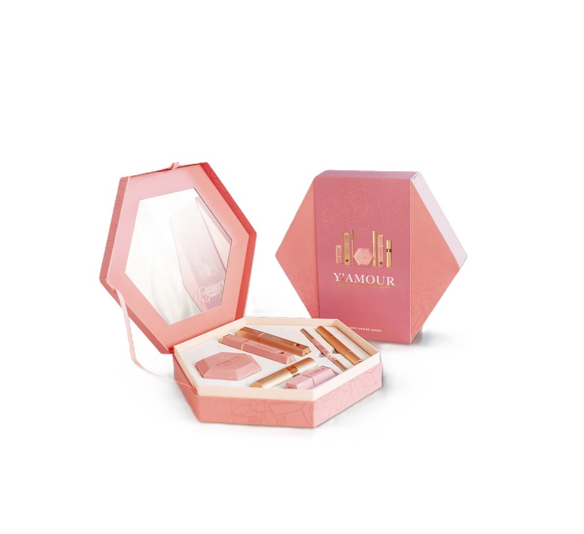 Y'AMOUR GiftBox Set  مجموعة ميك اب من يامور