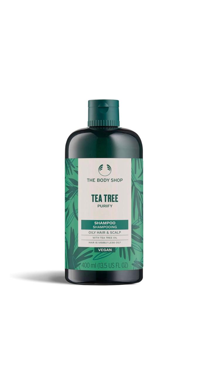 THE BODY SHOP Tea Tree Shampoo Purifying & Balancing 400ml شامبو للشعر الدهني من ذا بودي شوب