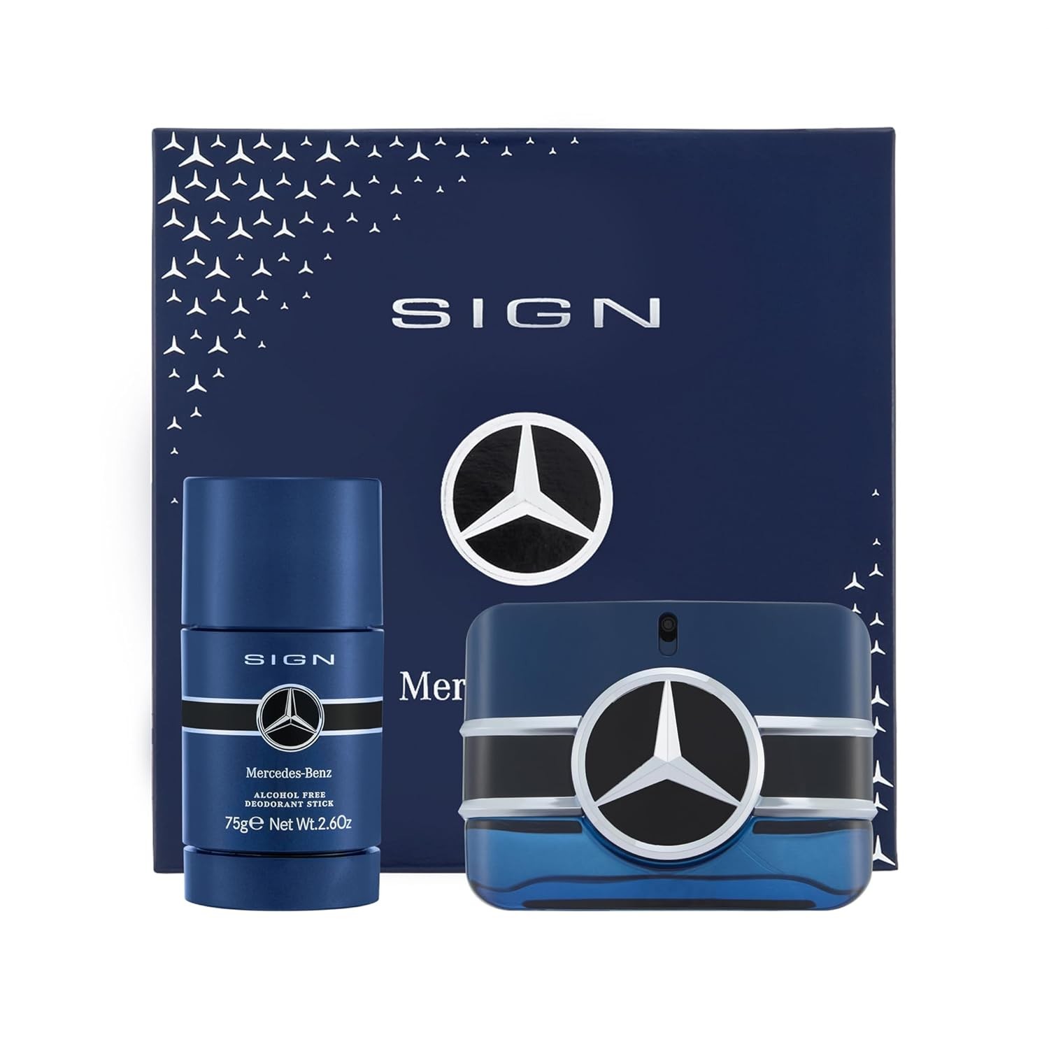 MERCEDEZ BENZ Sign For Men Gift Set, Eau de Parfum 50ml & Deodorant Stick 75g مجموعة هدايا للرجال