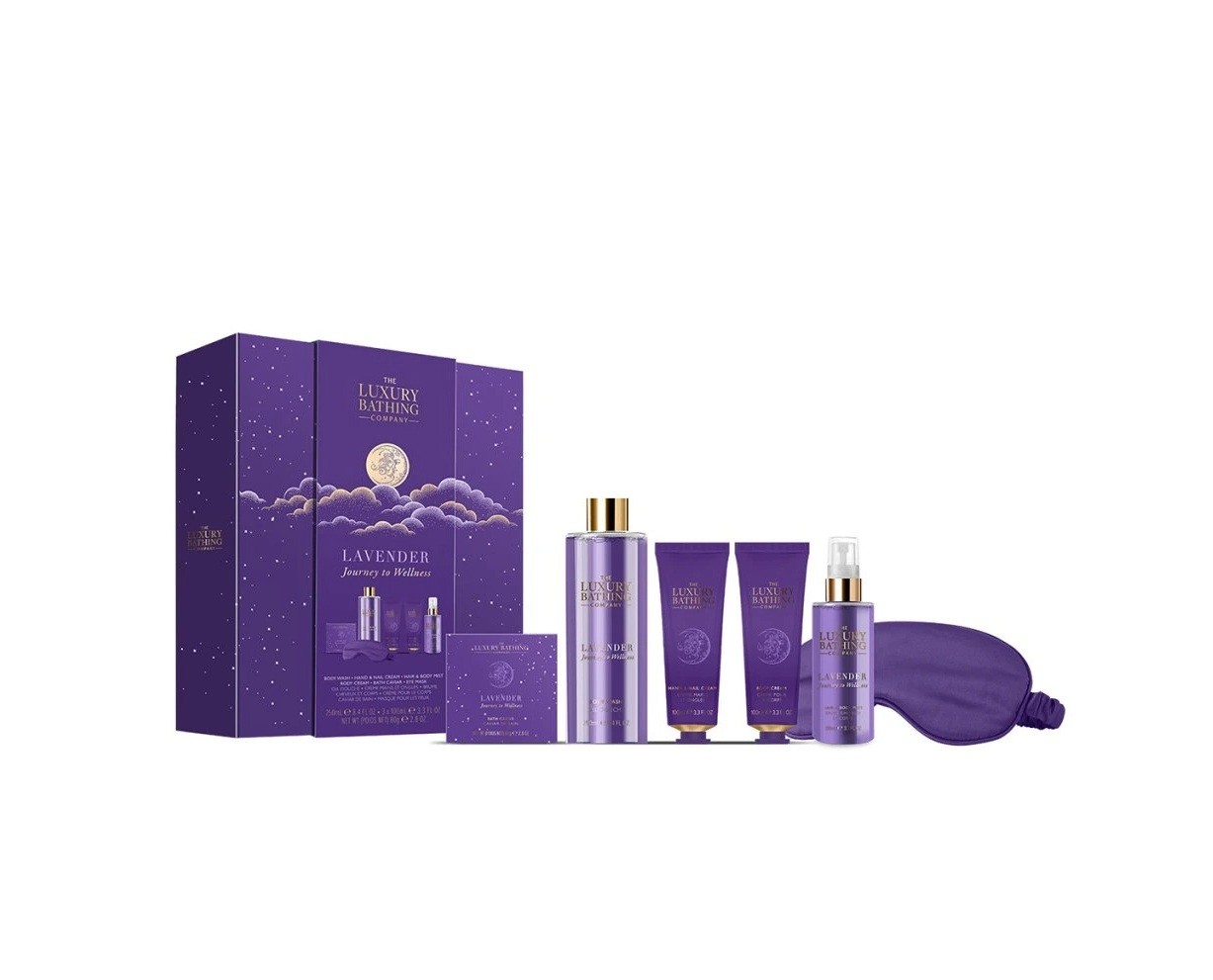 THE LUXURY BATHING Journey To Wellness Lavender Set  مجموعة للعناية باليدين والجسم برائحة اللافندر من ذا لكجري باثنك