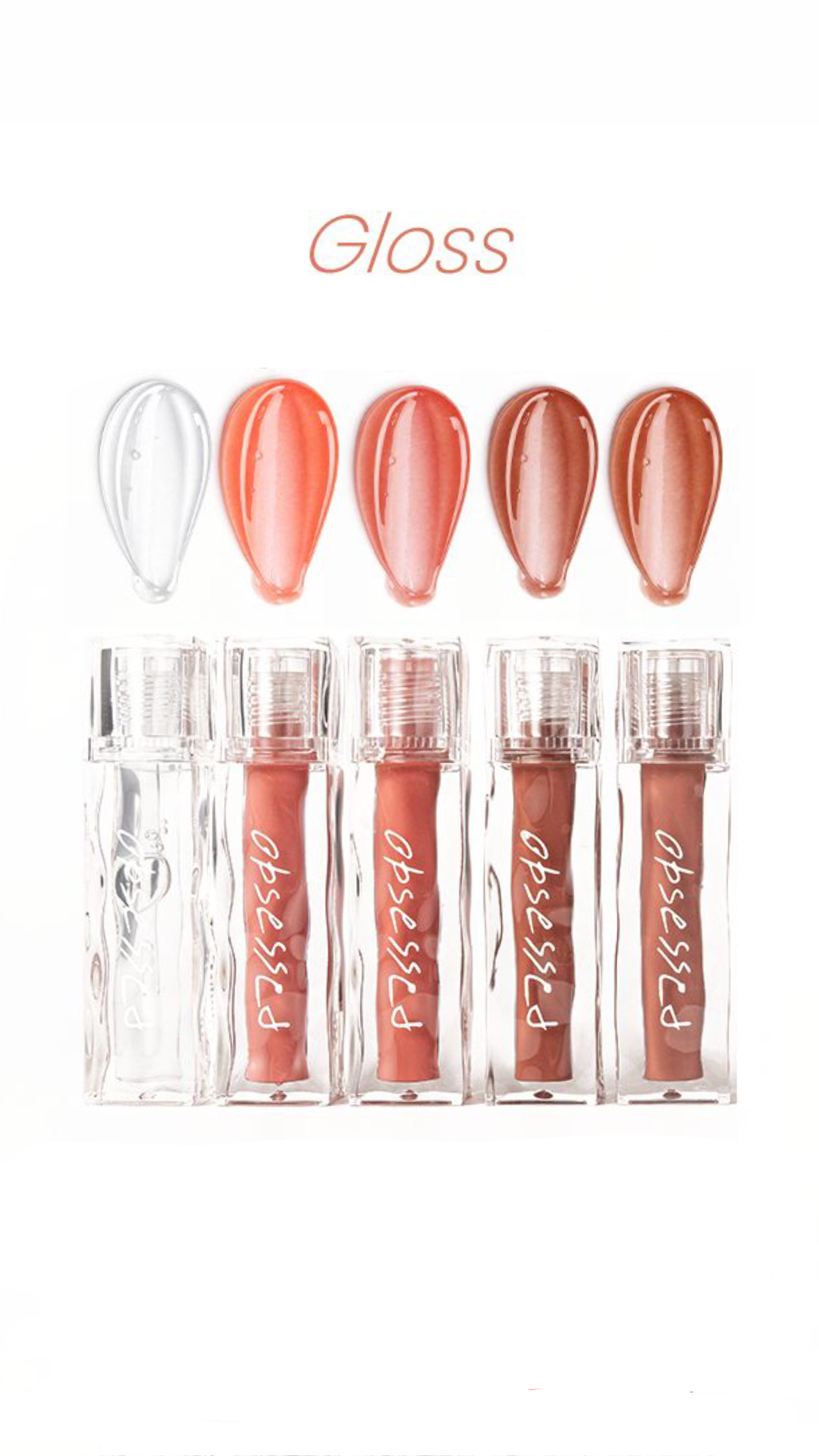 REBELLION MAKEUP OBSESSED LIP GLOSS ريبيليون ملمع شفاه
