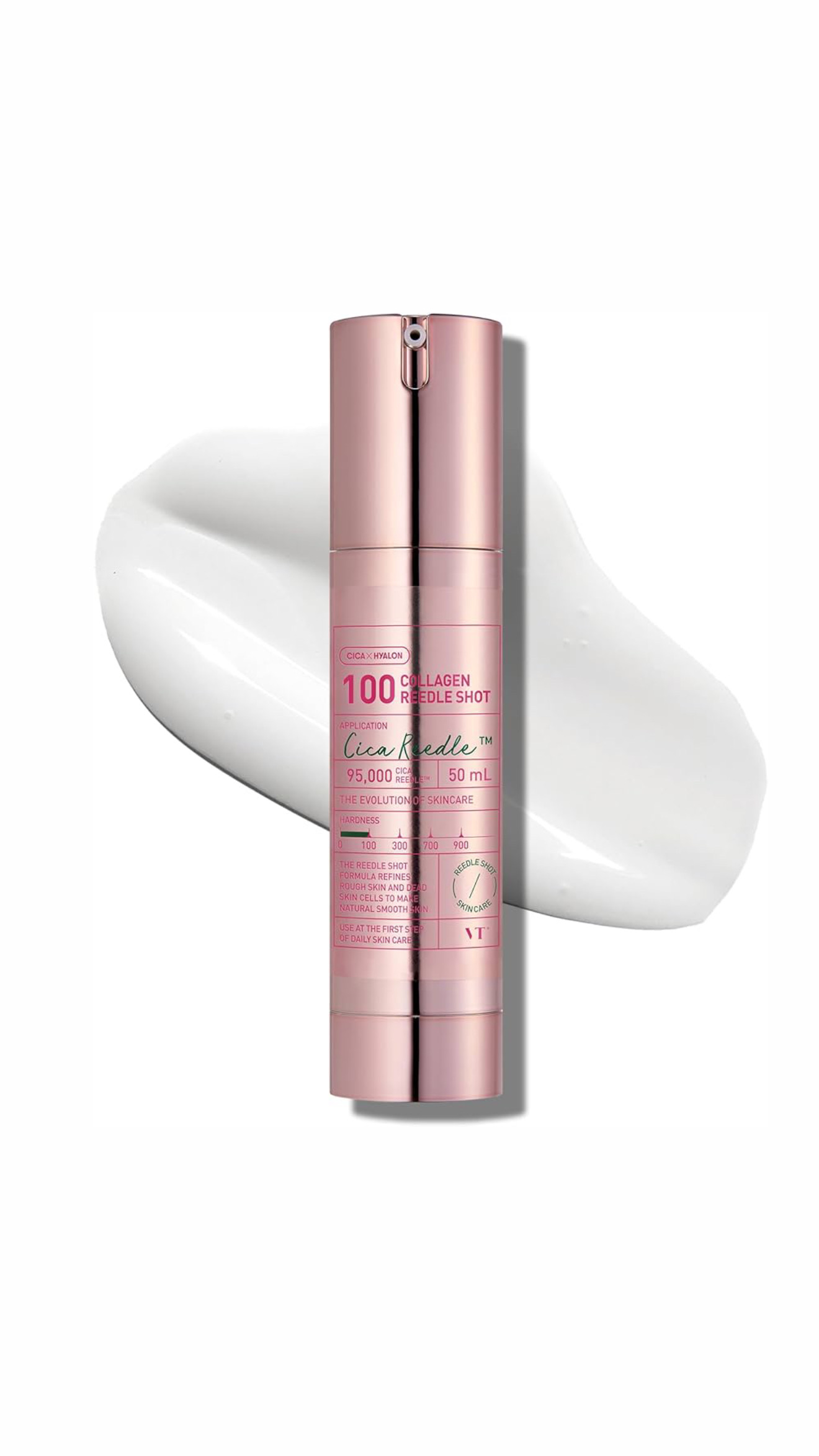 VT COSMETICS Collagen Reedle Shot 100 Firming Elasticity 50ml في تي كوزمتكس سيروم كولاجين ريدل شوت 100 لشد البشرة وزيادة مرونتها