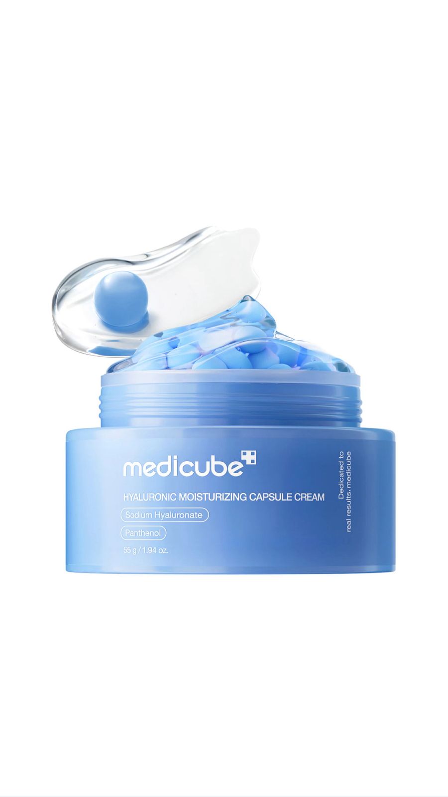 MEDICUBE HYALURONIC MOISTURIZING  CAPSULE CREAM 55g كريم مرطب للبشرة معزز بكسبولات حمض الهيالورونيك  من ميديكيوب