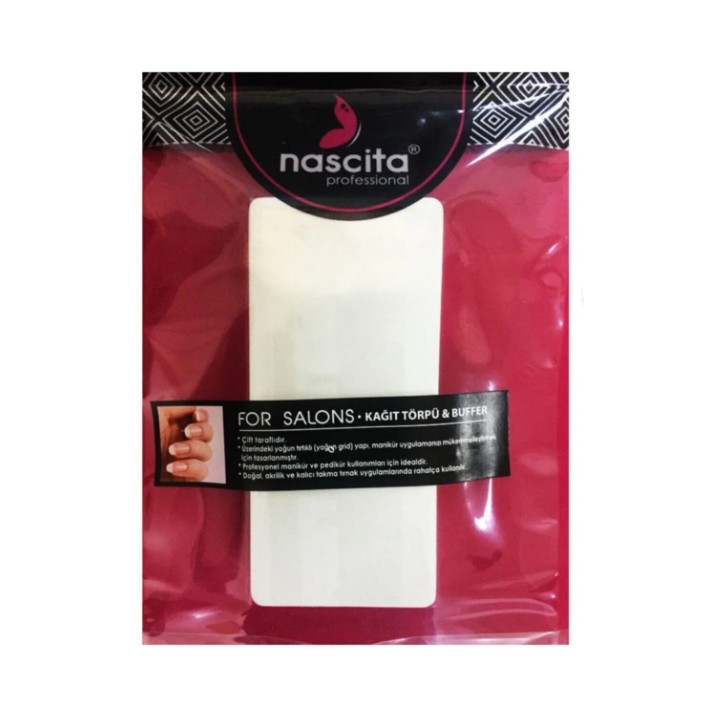NASCITA buffer pink two sided 52  مبرد اضافر من ناسيتا