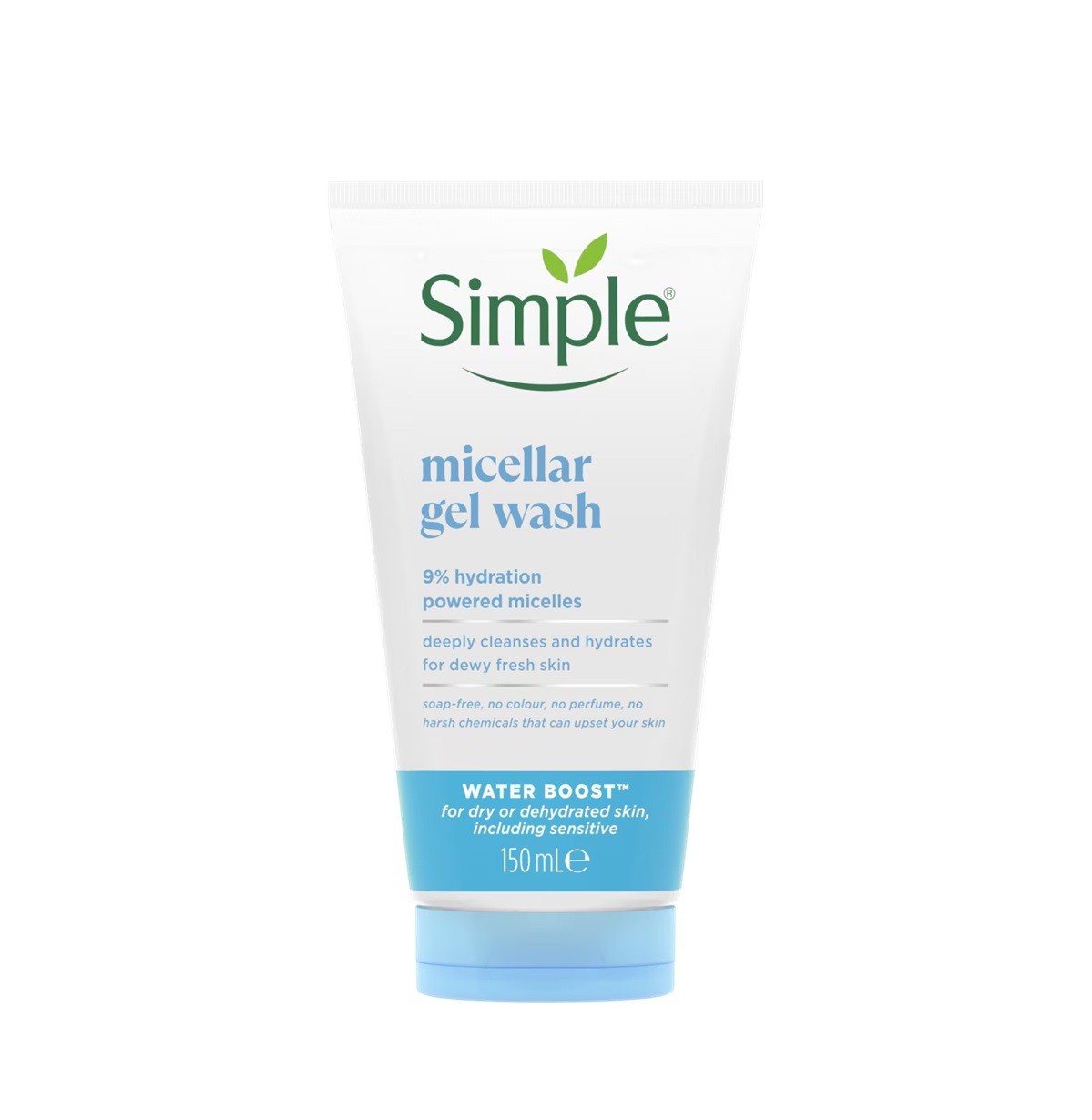 SIMPLE Water Boost Micellar Facial Gel Wash 150ml  غسول للبشرة من سيمبل