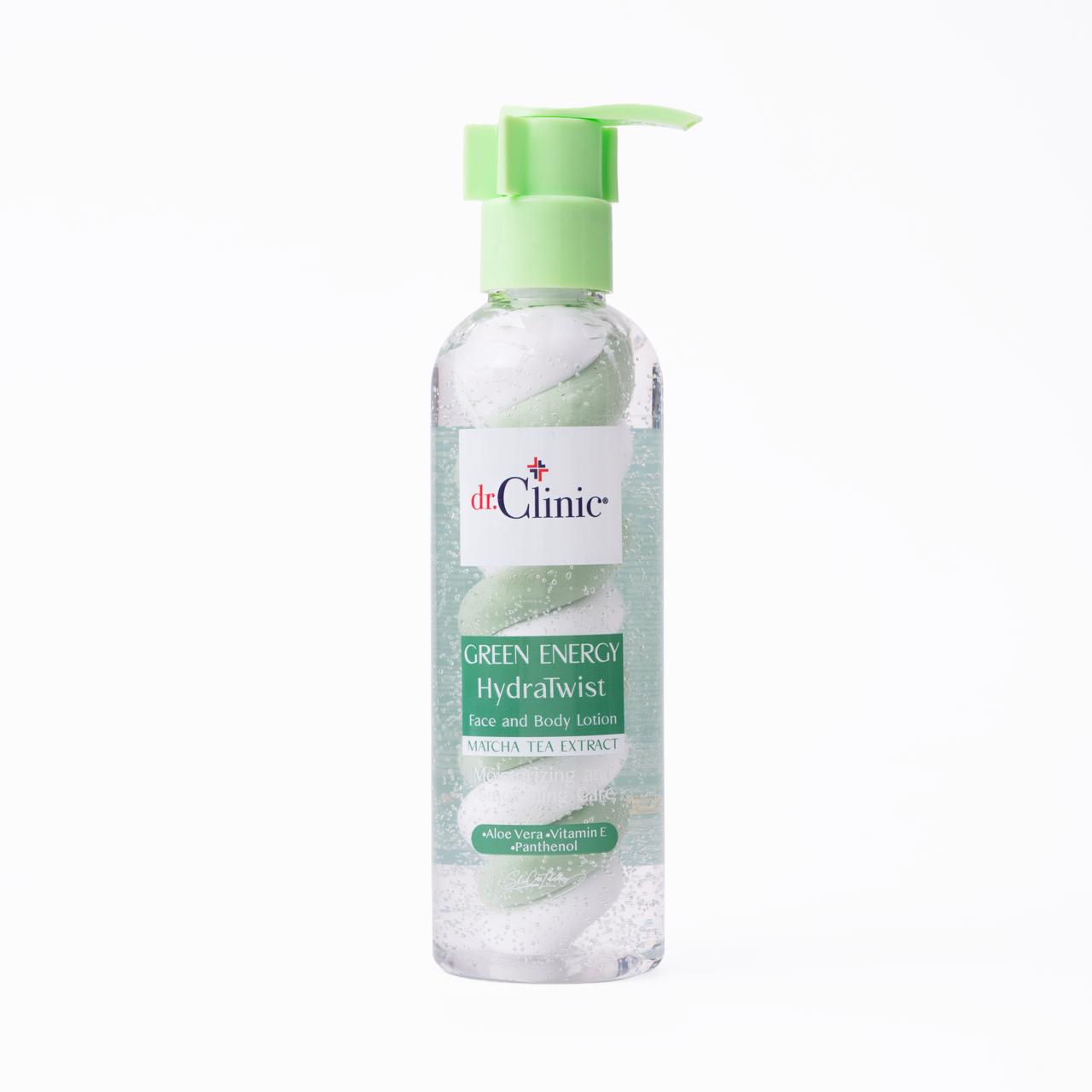 DR. CLINIC GREEN ENERGY HYDRATWIST FACE AND BODY LOTION لوشن مرطب للوجه والجسم