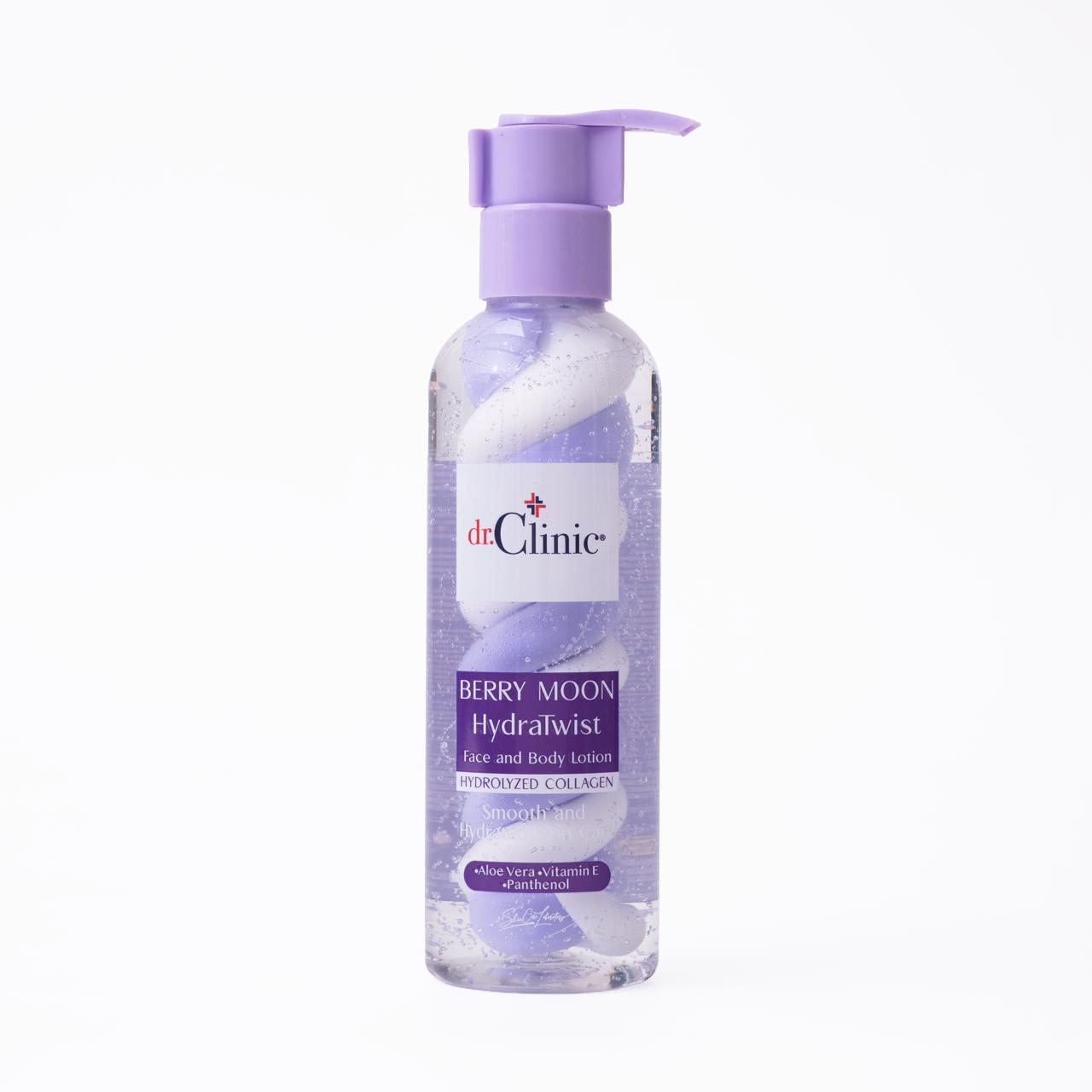 DR.CLINIC BERRY MOON HYDRATWIST FACE AND BODY LOTION دكتور كلينك لوشن مرطب للوجه والجسم