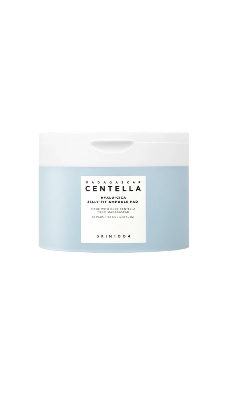 SKIN1004 MADAGASCAR CENTELLA HYALU-CICA JELLY-FIT AMPOULE 60 PADS 140ml مدغشقر سينتيلا پادات للعناية بالبشرة