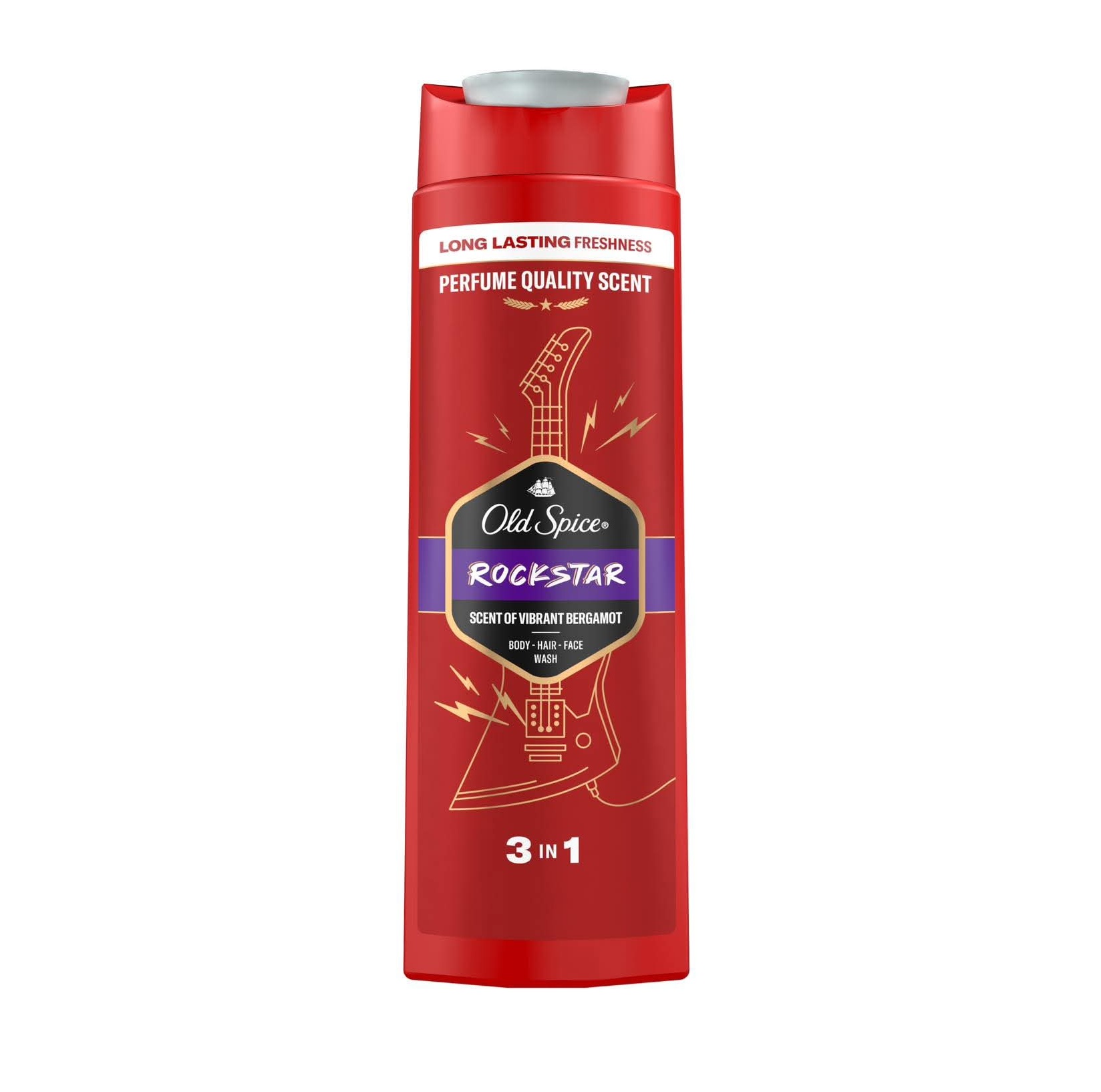 OLD SPICE Rockstar 3-In-1 Shower Gel 400ml  جل استحمام أولد سبايس روكستار 3 في 1