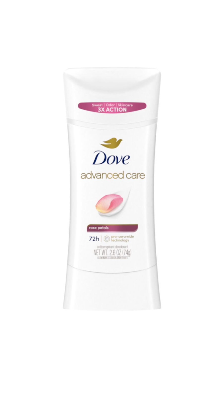 DOVE ADVANCED CARE ROSE PETALS ANTIPERSPIRANT DEODORANT دوڤ مانع تعرق