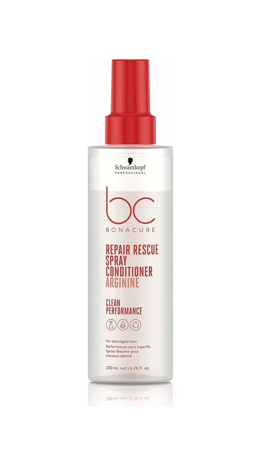 SCHWARZKOPF PROFESSIONAL BC BONACURE REPAIR RESCUE SPRAY CONDITIONER ARGININE CLEAN PERFORMANCE 200ml شوارتزكوف بخاخ للعناية بالشعر