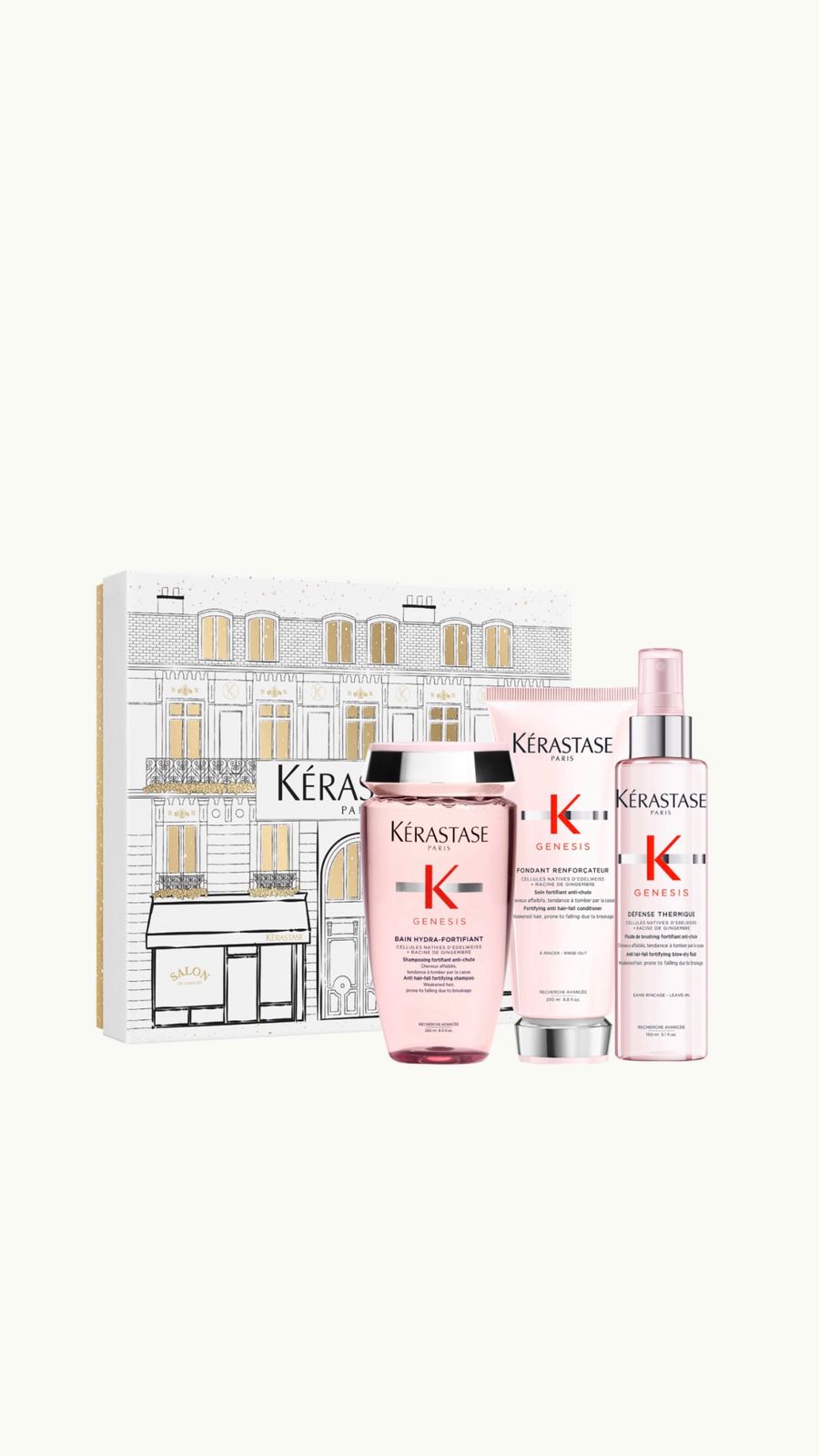 KERASTASE Genesis Holiday Kit مجموعة العناية بالشعر الضعيف المعرض للتساقط من كريستاس
