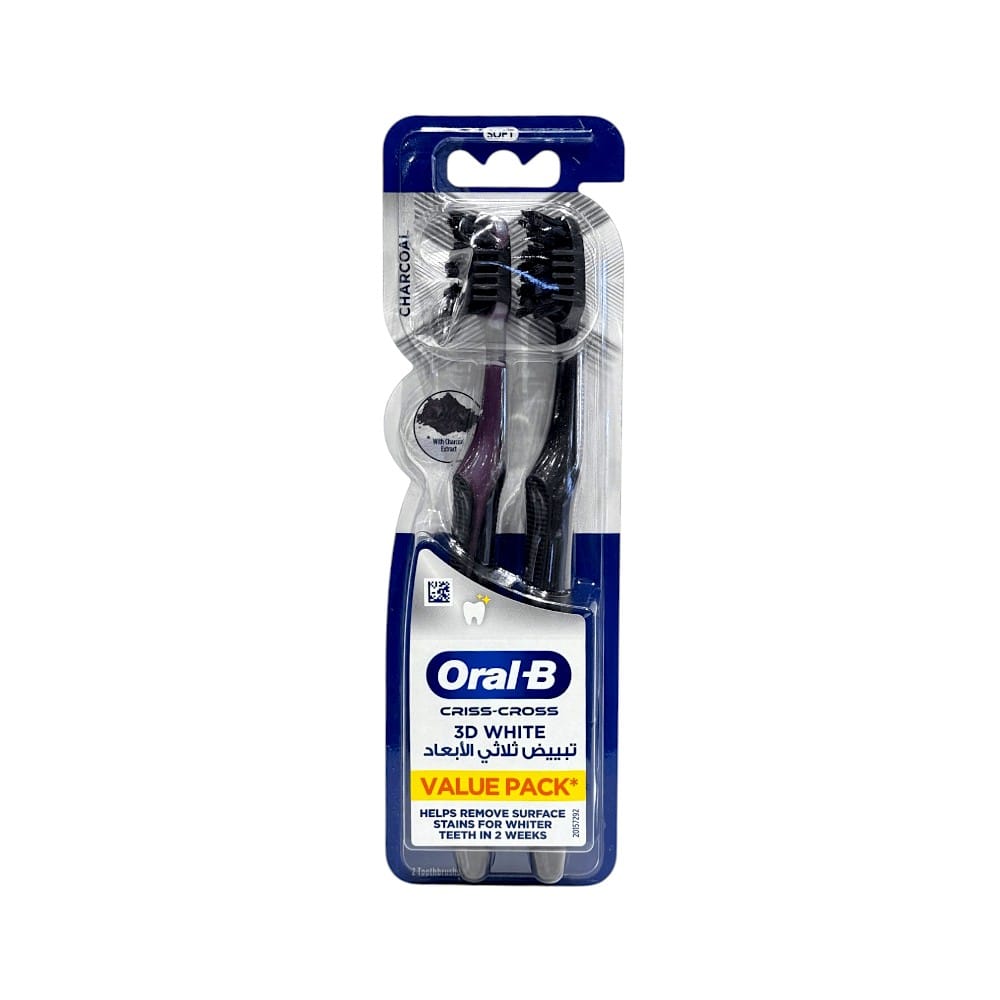 ORAL-B 3D WHITE Soft toothbrush فرشاة اسنان من اورال بي