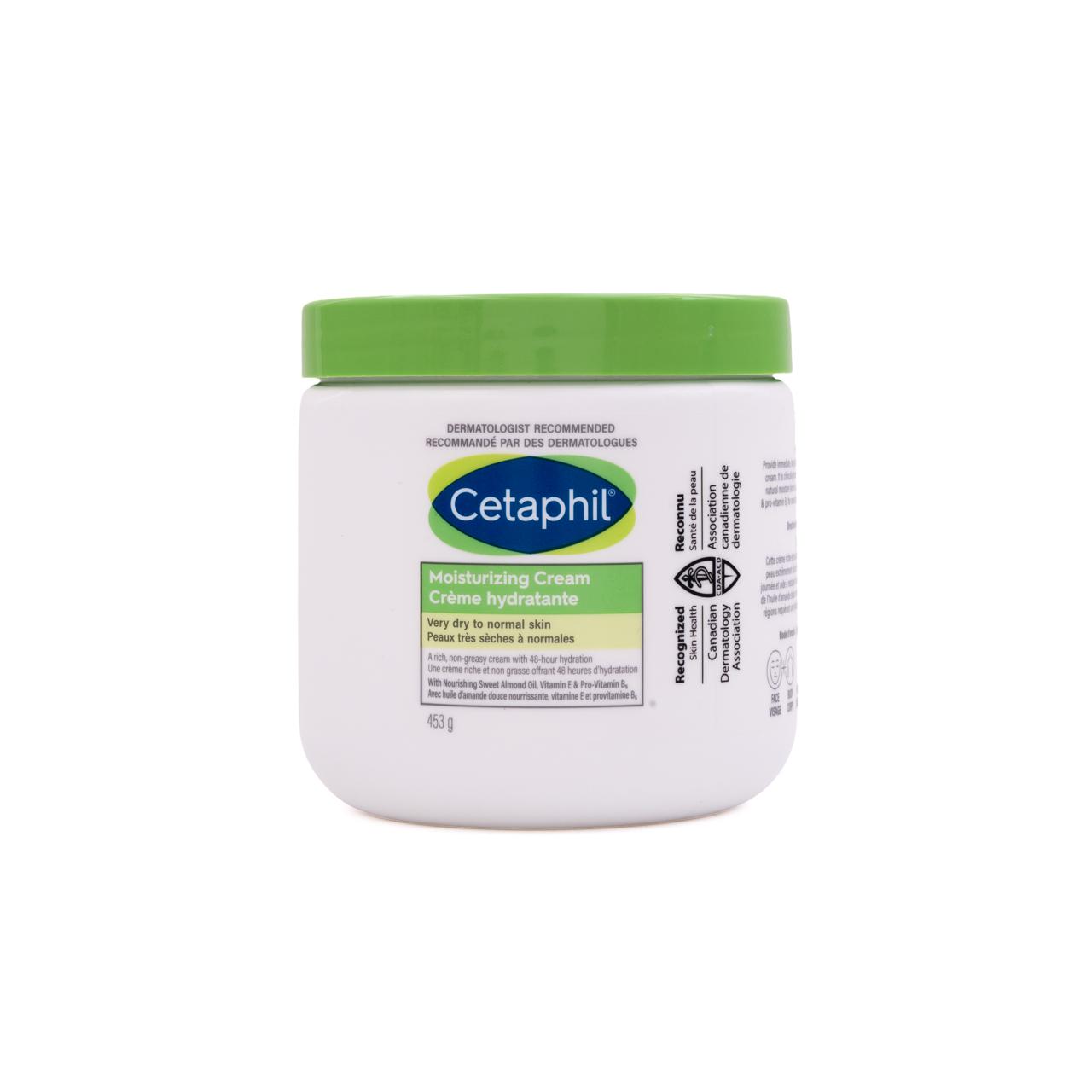 CETAPHIL MOISTURIZING CREAM 453g سيتافيل كريم مرطب للوجه والجسم