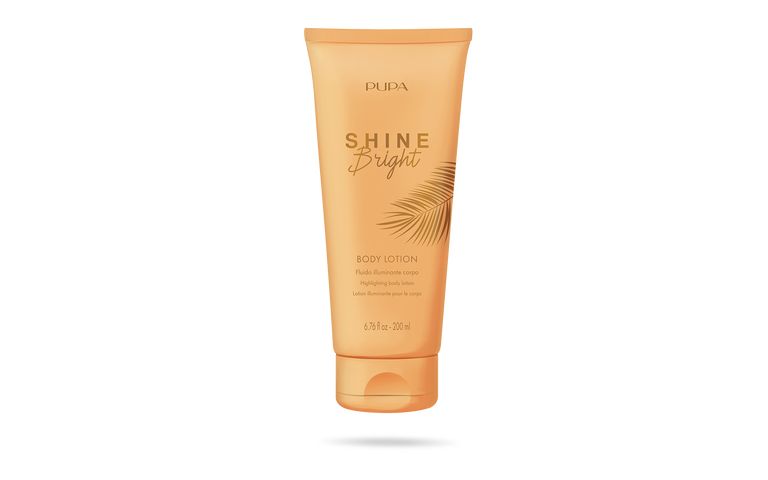 PUPA MILANO Shine Bright Body Lotion Highlighting Body Lotion 200ml مرطب الجسم اللامع والمضيء من بوبا ميلانو
