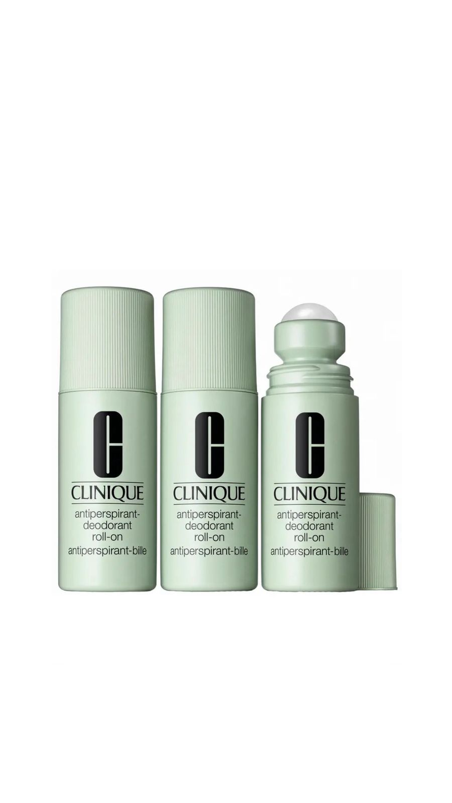 CLINIQUE The Deo Trio Set مجموعة مزيلات العرق الثلاثية من كلينك