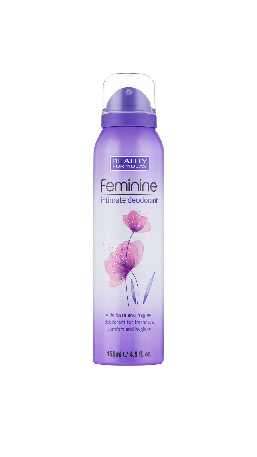 BEAUTY FORMULAS FEMININE INTIMATE DEODORANT 150ml بخاخ معطر للمناطق الحساسة