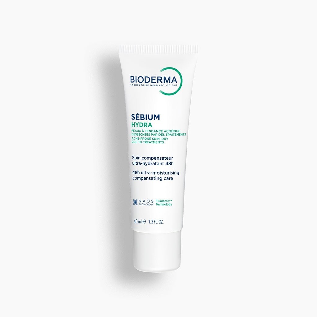 BIODERMA Sébium Hydra 48-hour Ultra Moisturizing Compensating Treatment 40ml  كريم مرطب للبشرة المعرضة لحب الشباب من بايوديرما
