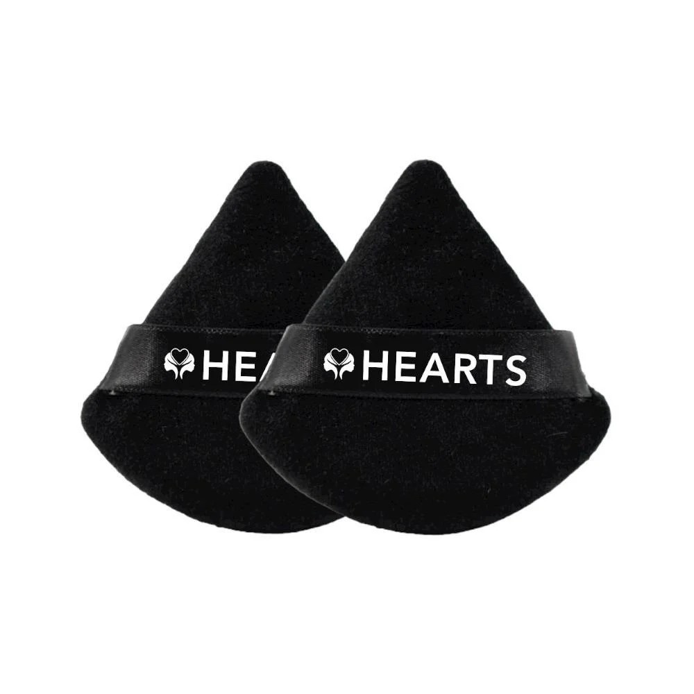 HEARTS Sponge Powder Puff هارتس اسفنجة تطبيق بودرة المكياج