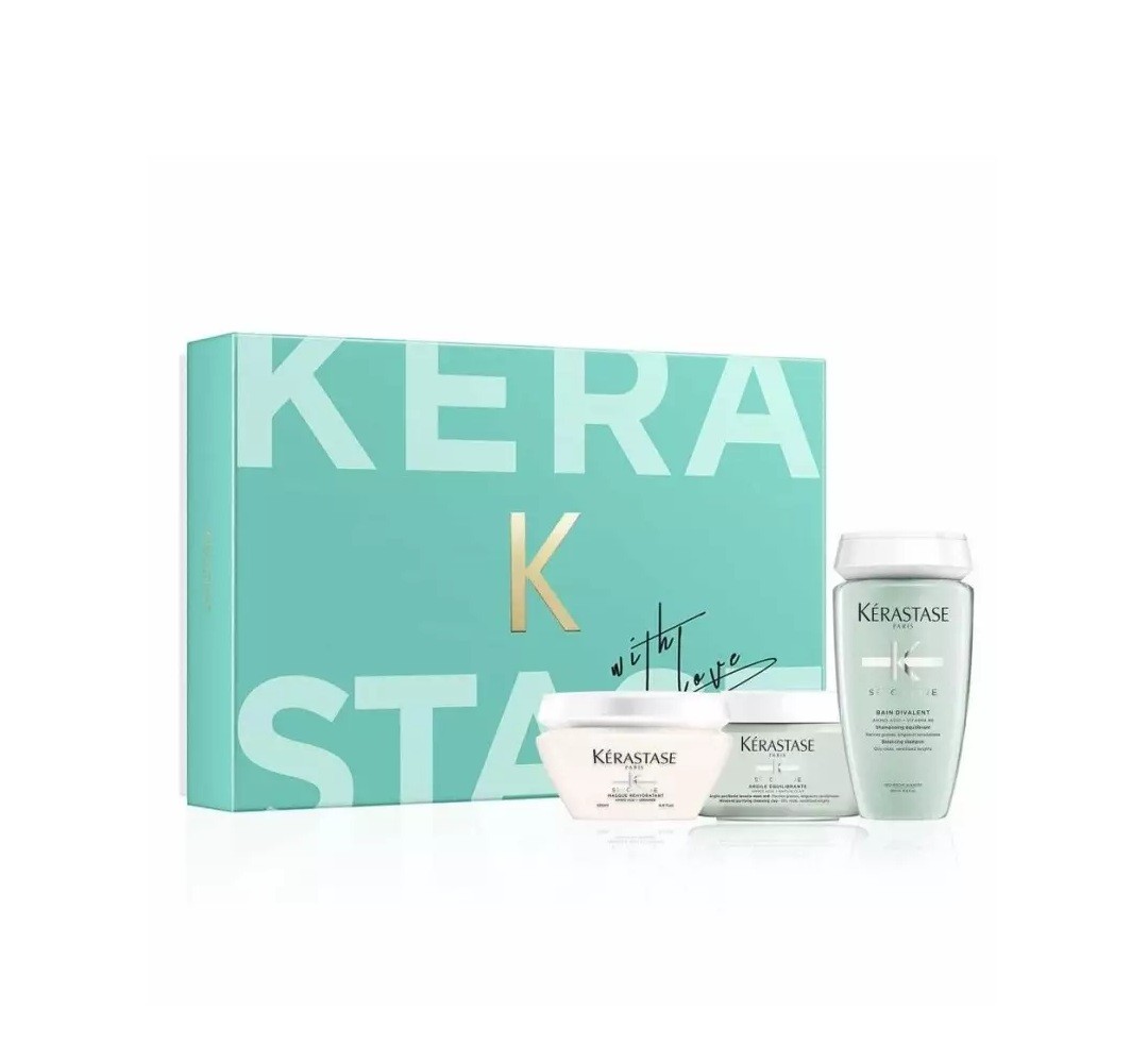 KERASTASE Divalent Mask Copack Set  مجموعة ثلاثية للعناية بالشعر