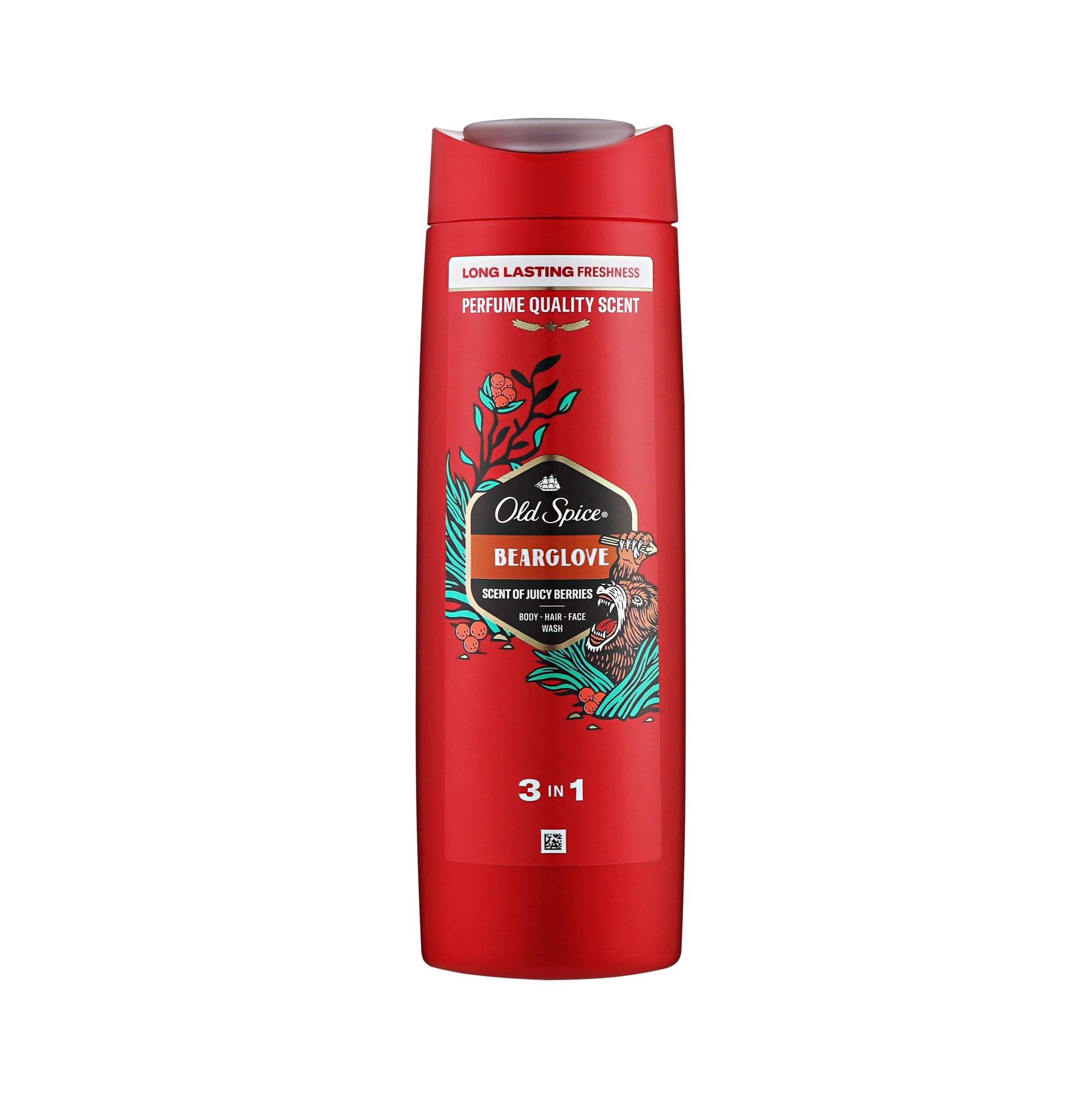 OLD SPICE Bearglove 3-In-1 Shower Gel 400ml  جل استحمام أولد سبايس روكستار 3 في 1