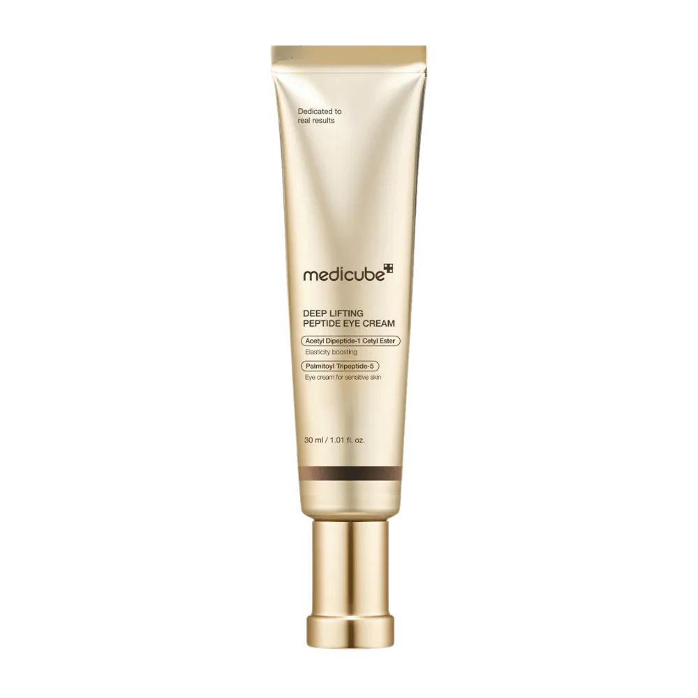 MEDICUBE Deep Lifting Peptide Eye Cream 30ml كريم شد منطقة حول العين وتحسين مظهر الخطوط الدقيقة من ميديكيوب