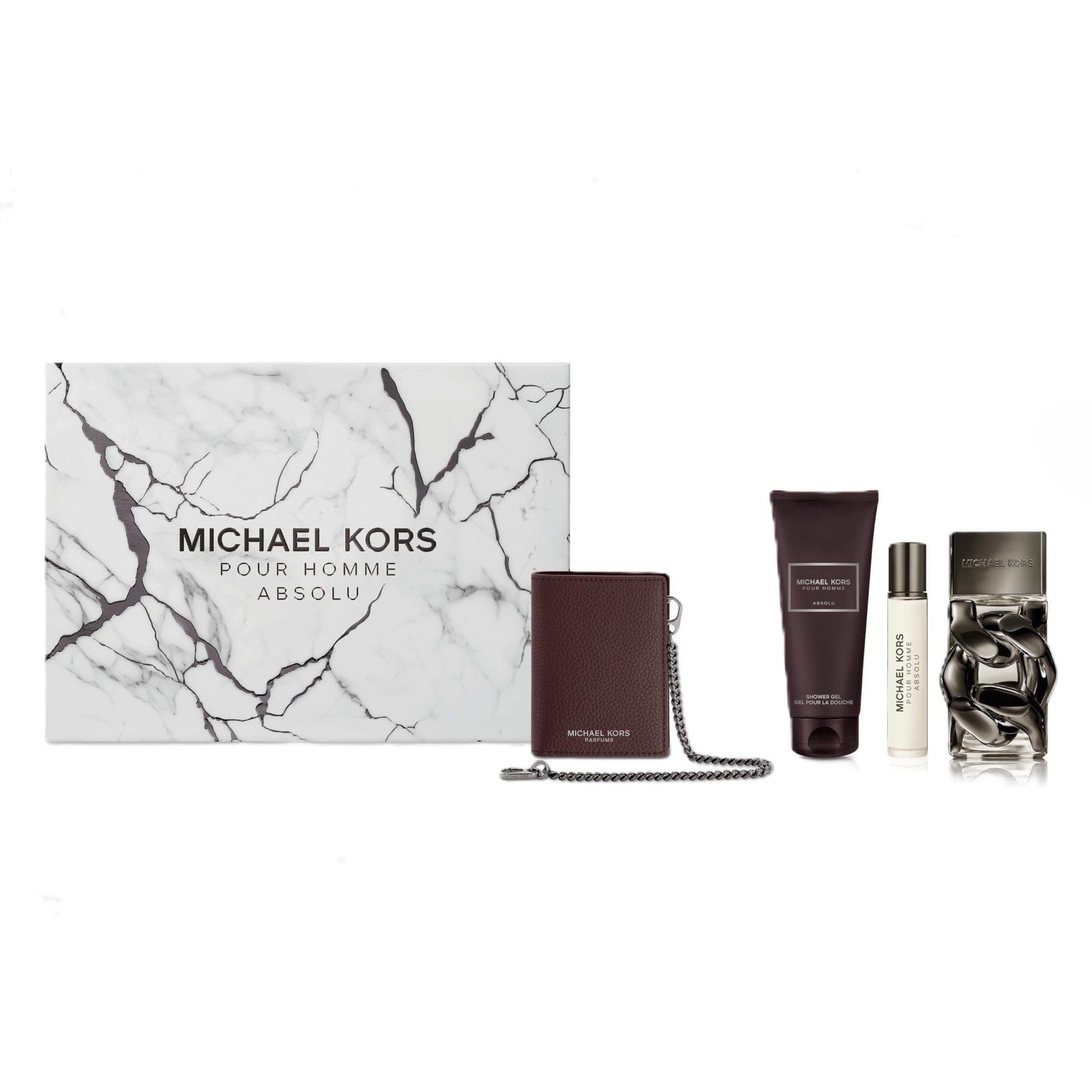 MICHAEL KORS Pour Homme Absolu Eau de Parfum Gift Set 100m مايكل كورس بكج هدايا للرجال