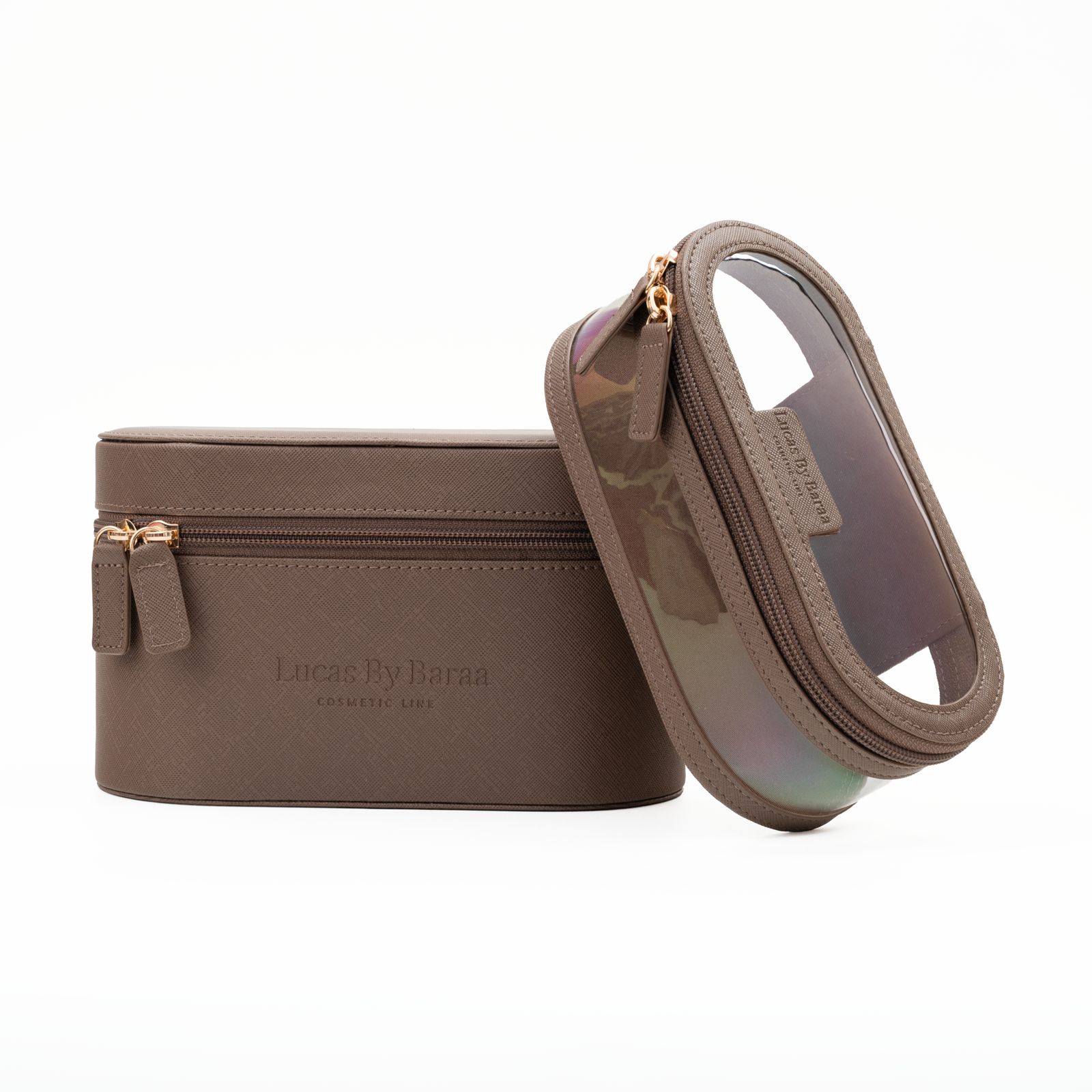 LUCAS BY BARAA Makeup Bag  2PC لوكاس حقيبة عصرية للميكاب