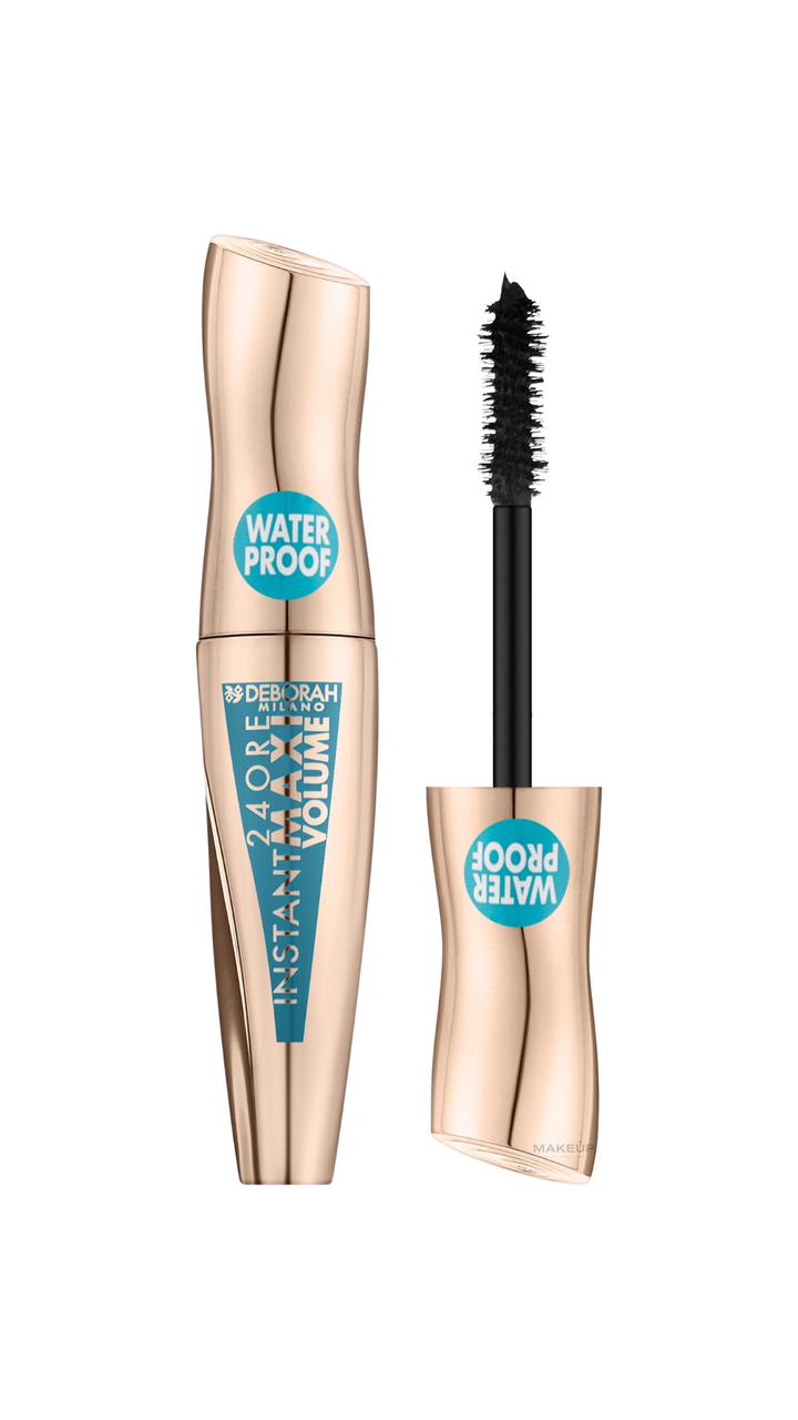 DEBORAH MILANO 24ORE INSTANT MAXI VOLUME WATERPROOF ديبورا ماسكارا للرموش