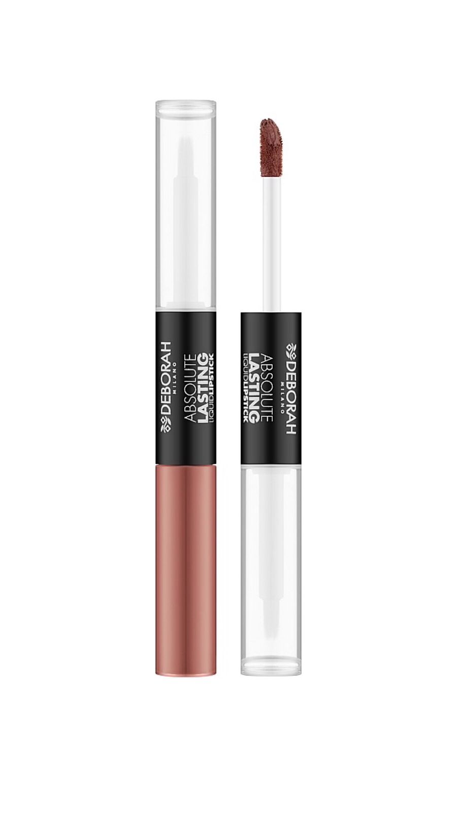 DEBORAH MILANO ABSOLUTE LASTING LIQUID LIPSTICK ديبورا أحمر شفاه مزدوج بجانبين