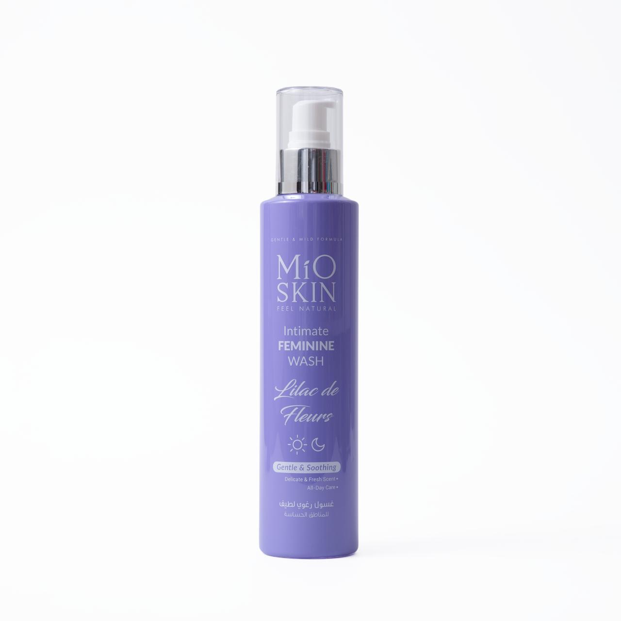 MIO SKIN INTIMATE FEMININE WASH LILAC DE FLEURS مايو سكن غسول رغوي للمناطق الحساسة