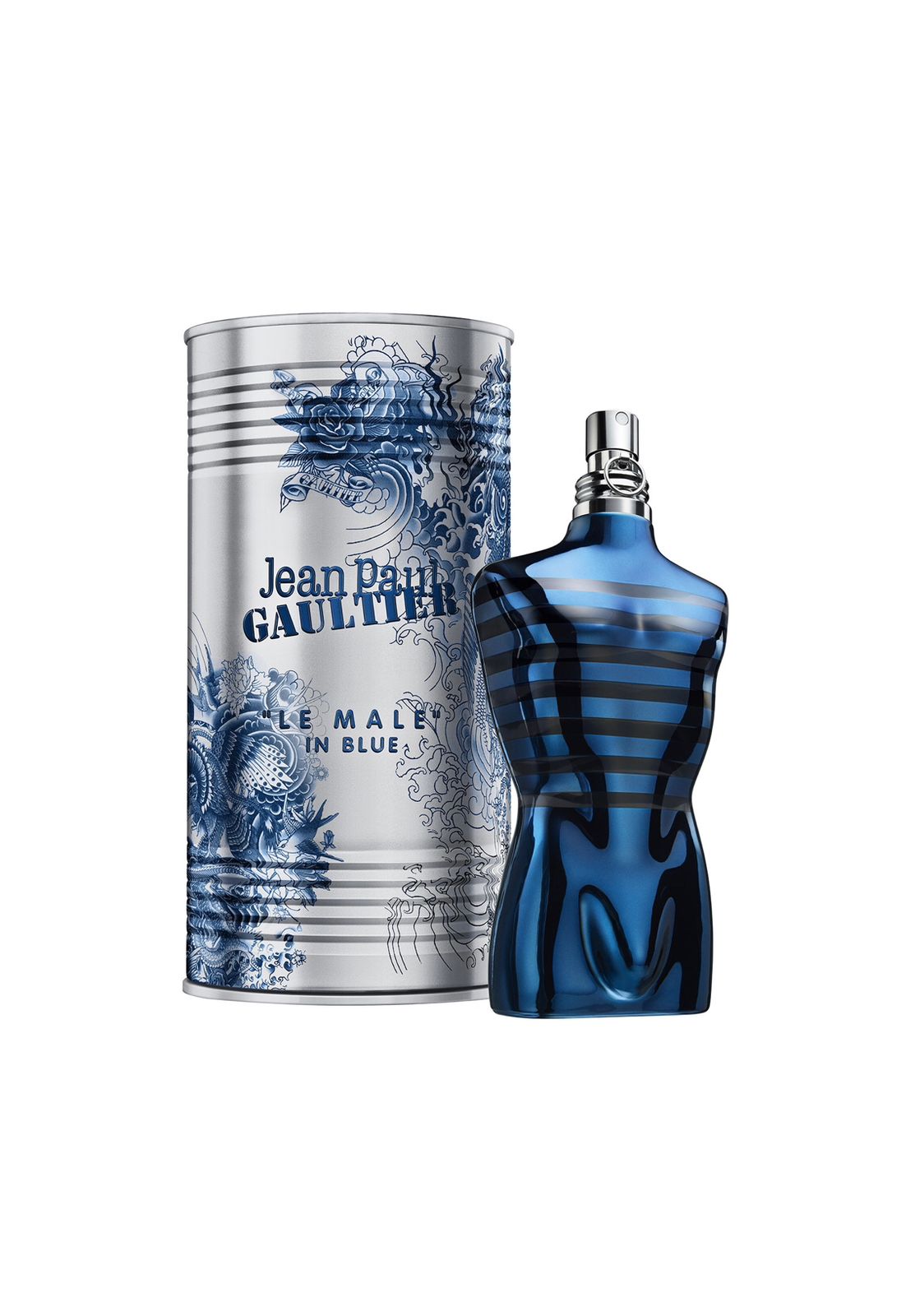 JEAN PAUL GAULTIER LE MALE IN BLUE EAU DE PARFUM 125ml (For Man)جاين پول عطر للرجال