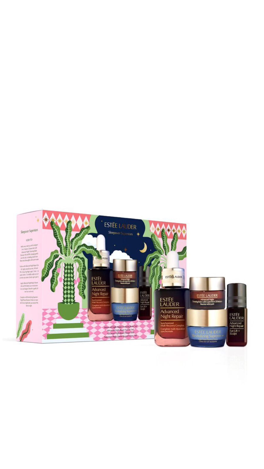 ESTÉE LAUDER SLEEPOVER SUPERSTARS RAMADAN SET (For All Skin Types) آستي لودر بگج رمضان للعناية بالبشرة