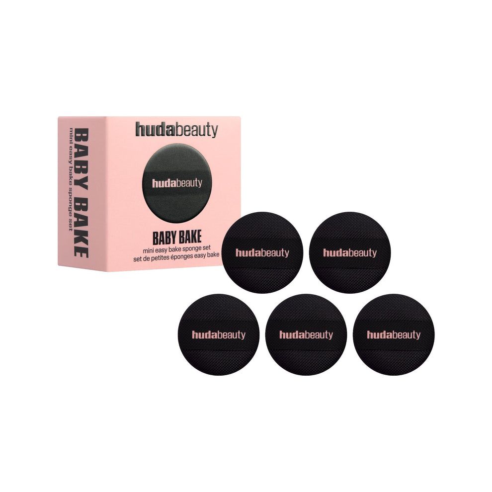 HUDA BEAUTY MINI EASY BAKE SPONGE RAMADAN SET 5 PICE -   هدى بيوتي مجموعة إسفنجات لوس باودر بحجم صغير