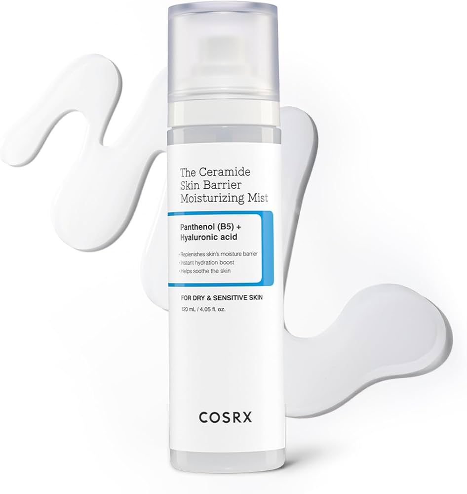 COSRX THE CERAMIDE SKIN BARRIER MOISTURIZING MIST 120ml (For Dry & Sensitive Skin) كوزركس رذاذ لترطيب وتعزيز حاجز البشرة