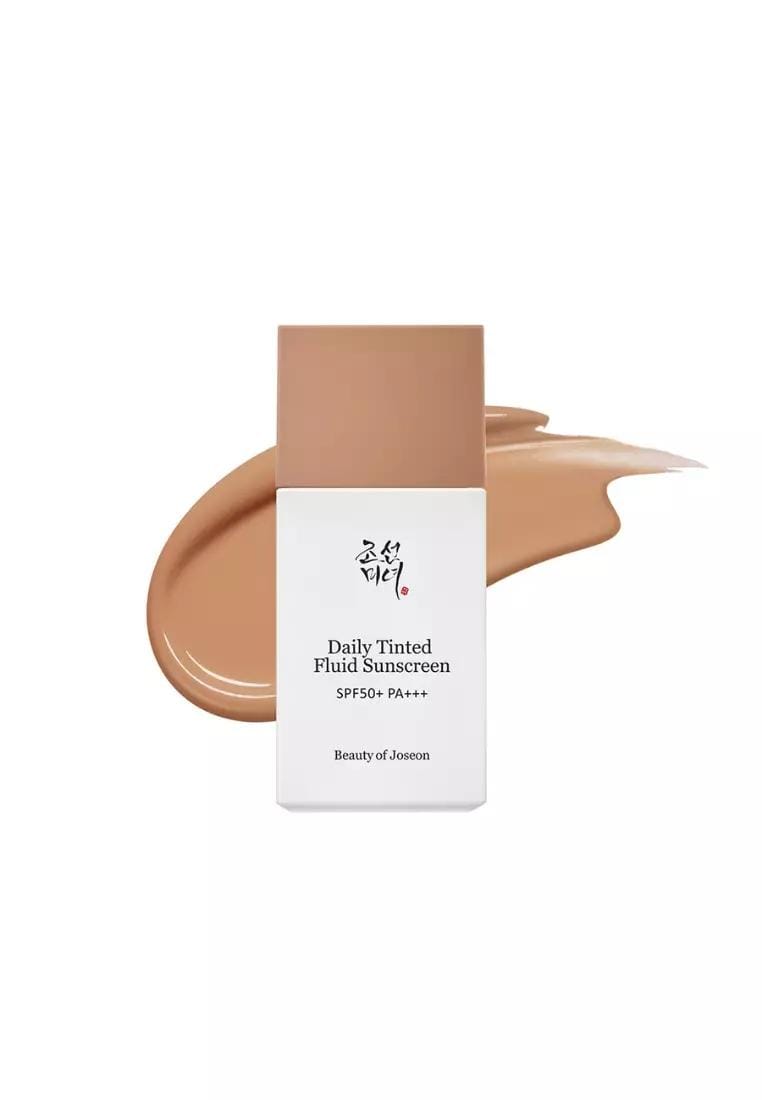 BEAUTY OF JOSEON Daily Tinted Fluid Sunscreen SPF50+ PA+++ 50ml بيوتي أوف جوسون واقي شمس +فاونديشن للبشرة
