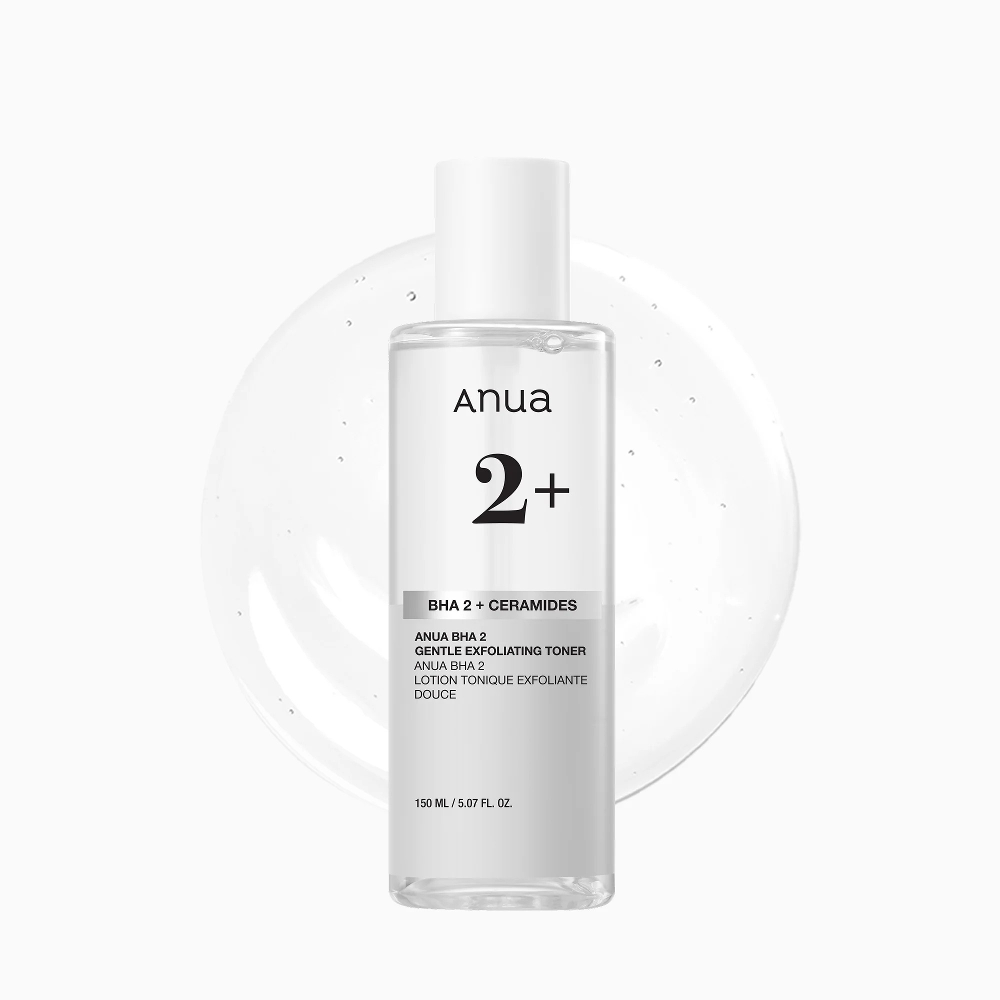 ANUA +2 BHA 2% Gentle Exfoliating Toner 150ml انوا تونر مقشر لطيف