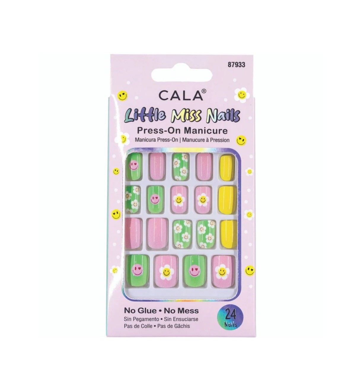 CALA LITTLE MISS NAILS Yellow/Green 87933   كالا اظافر اصطناعية