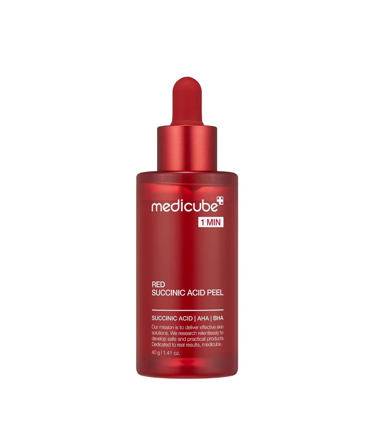 MEDICUBE Red Acne Succinic Acid Peel Cleansing Booster Serum 40g  ميديكيوب سيروم مقشر للبشرة ومجدد مضاد للحبوب