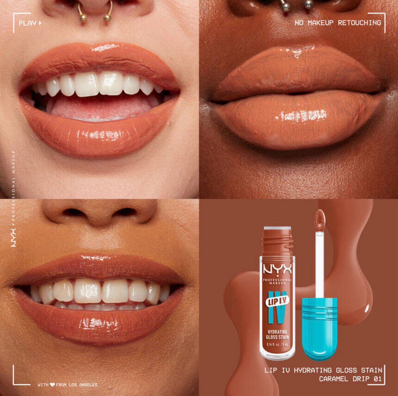 NYX LIP IV HYDRATING GLOSS SERUM 5ml - ان واي اكس سيروم مرطب لامع للشفاه
