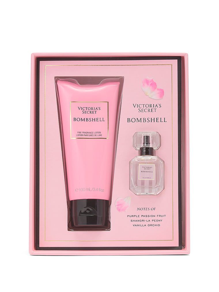 VICTORIA'S SECRET BOMBSHELL GIFT SET (100ml,7ml) فكتوريا سيكرت مجموعة هدايا