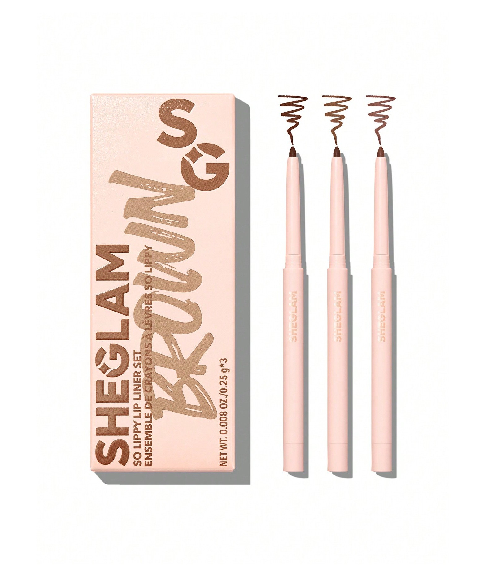 SHEGLAM So Lippy Lip Liner Set - Espresso Kisses شيكلام مجموعة مكياج قلم تحديد الشفاه